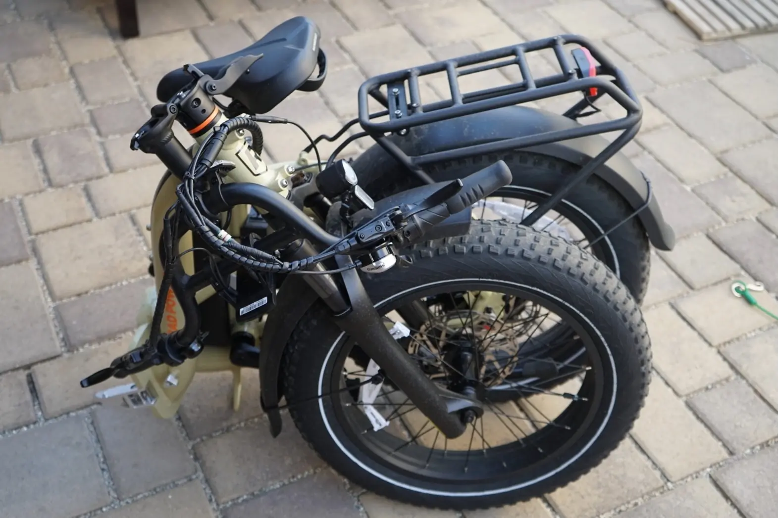 The Rad Power RadExpand 5 Plus in its folded configuration