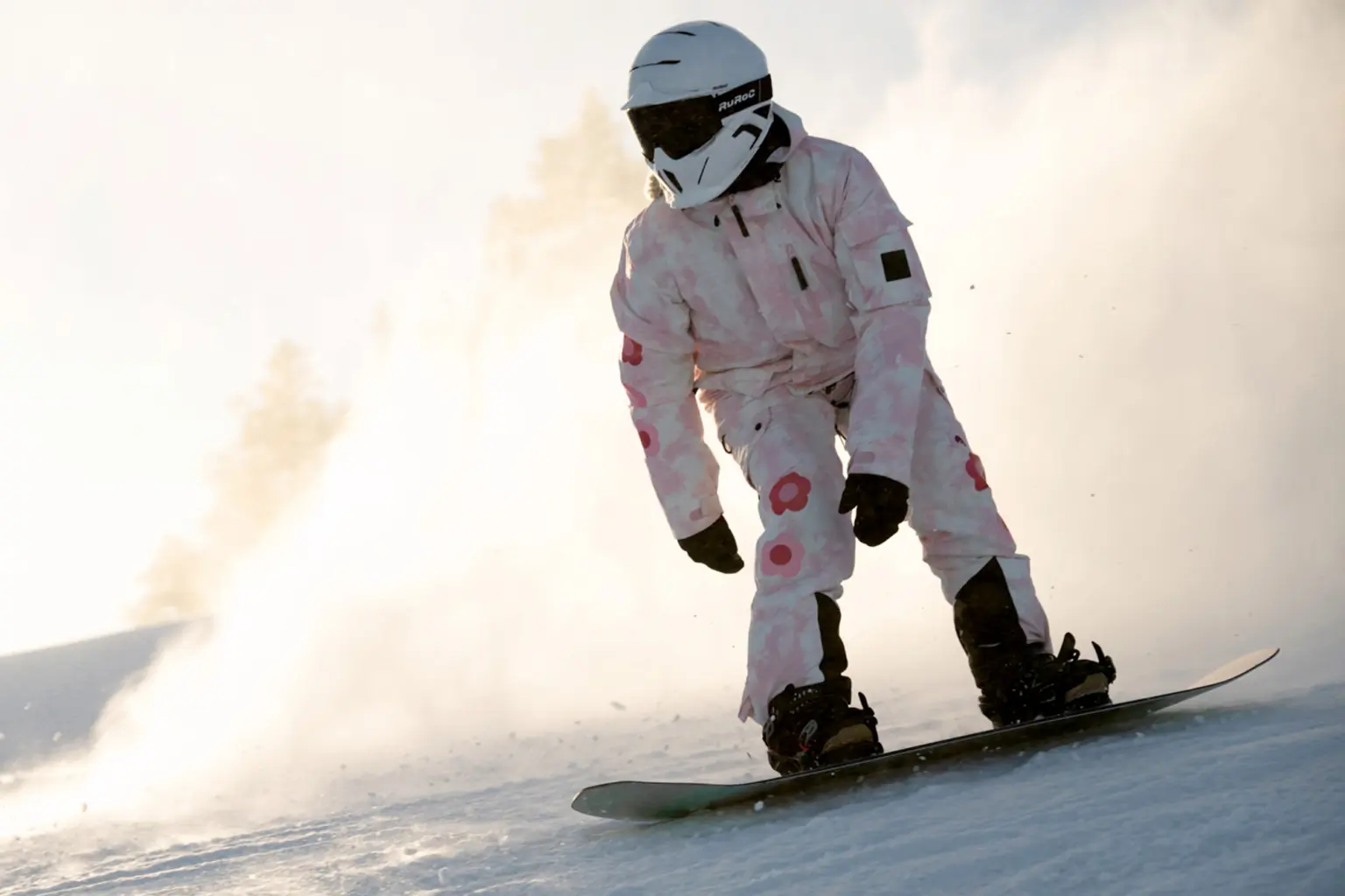 Full-Face Snow Helmet, Ultralight Microphone, Graphene Trail