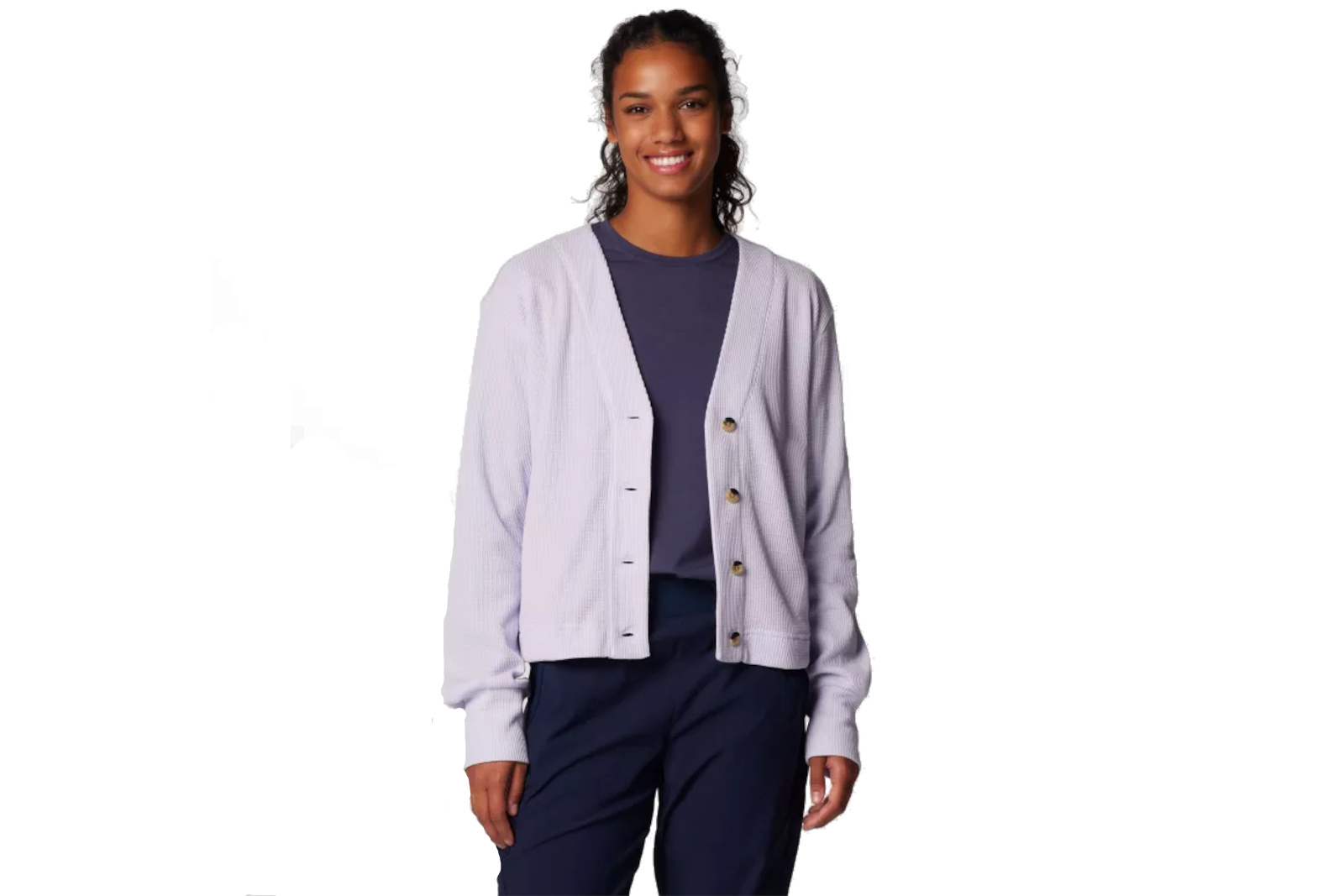 Columbia Womens Holly Hideaway Waffle Cardigan