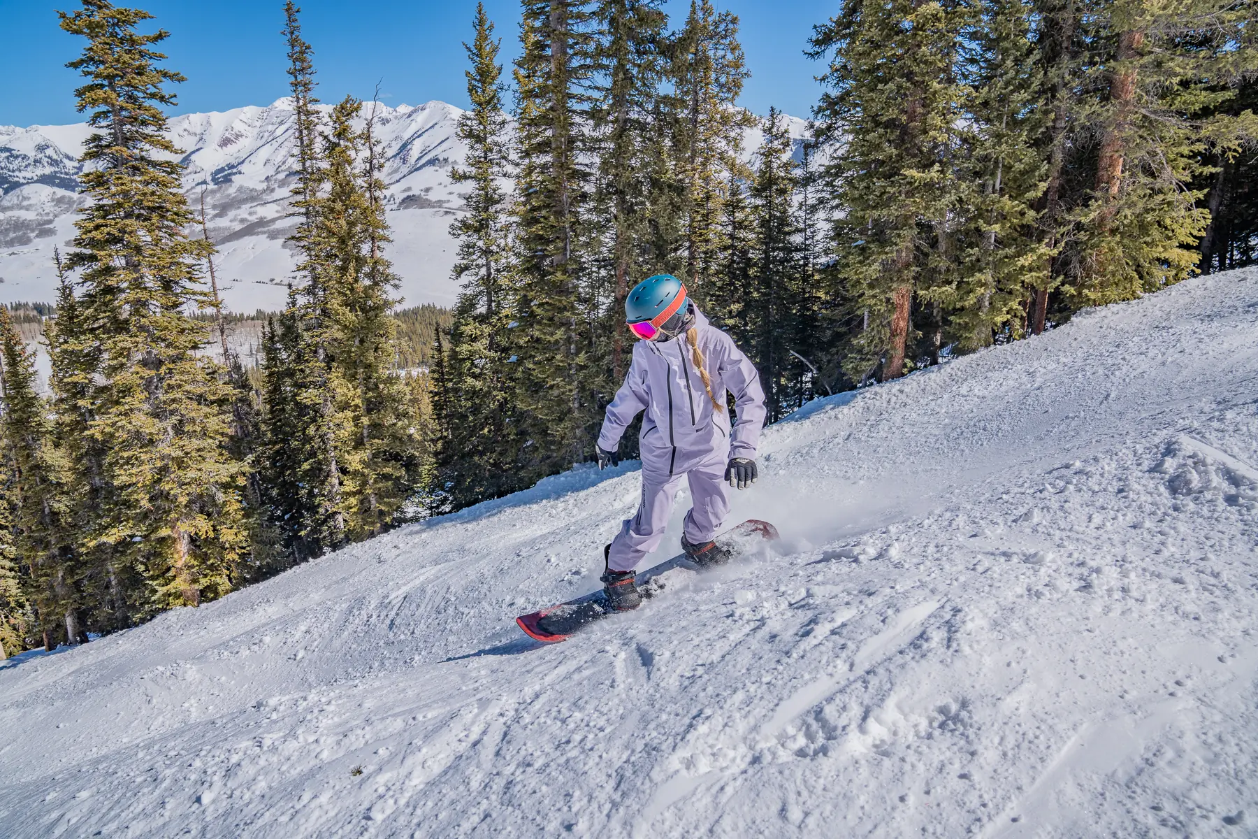 The unisex L1 Premium Goods Axial Jacket has a comfortable freeride cut; (photo/Eric Phillips)