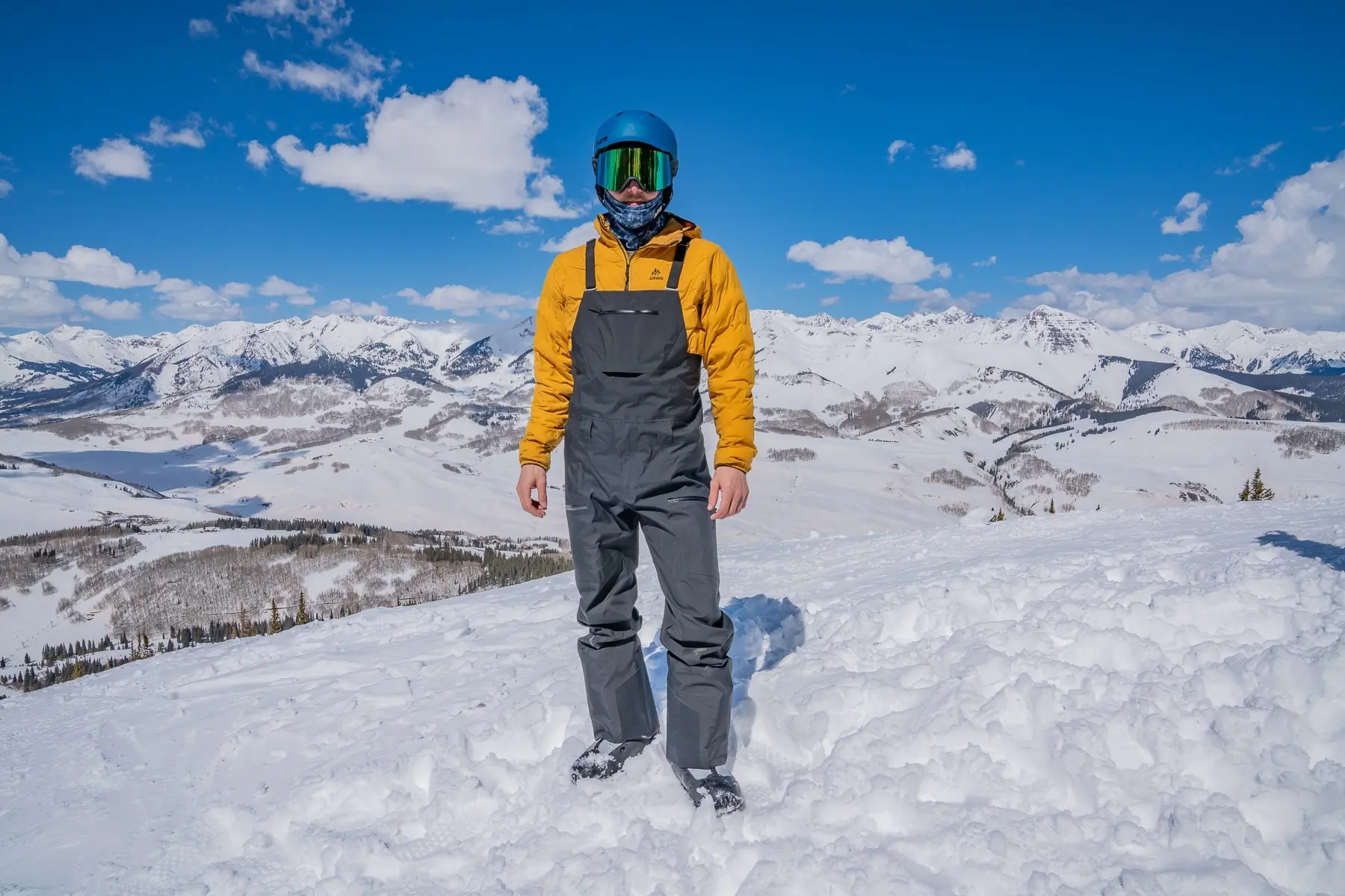 Testing the Arc’teryx Sabre Bib Pant; (photo/Eric Phillips)