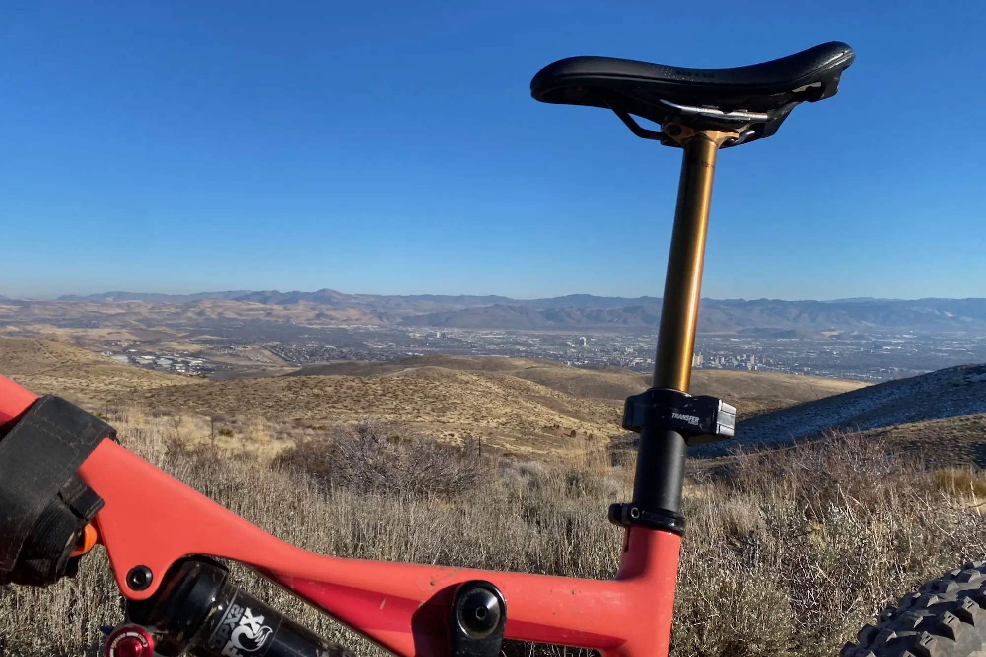 The Fox Transfer Neo in its extended position