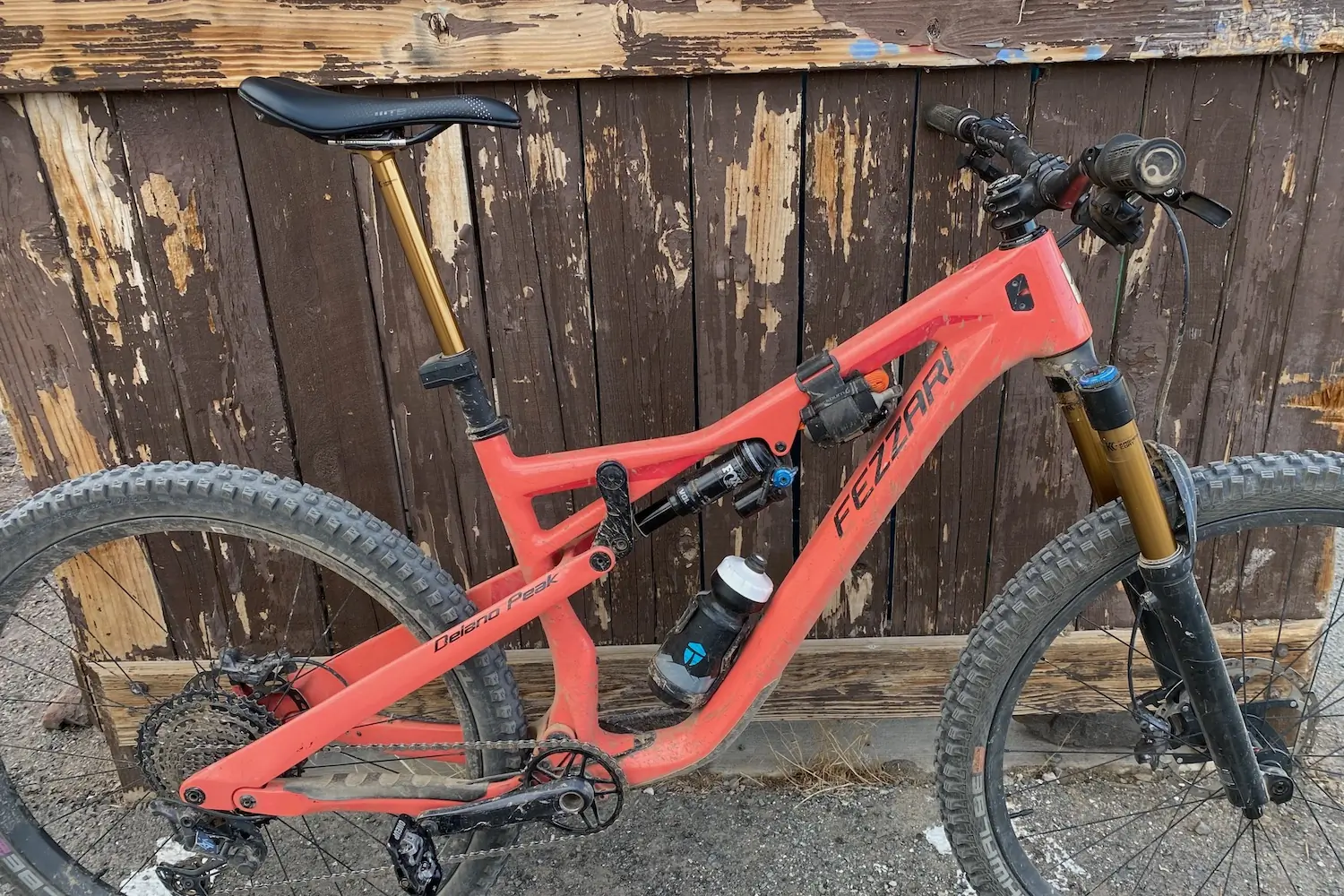 The Fox Transfer Neo dropper seatpost on the test bike
