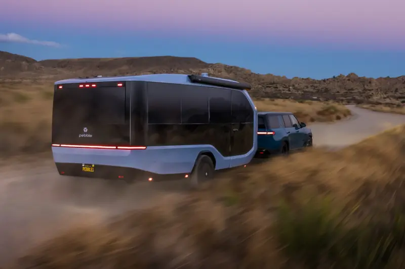 Pebble Flow: Self-Powered, Remote-Controlled Camper Trailer Coming This Year