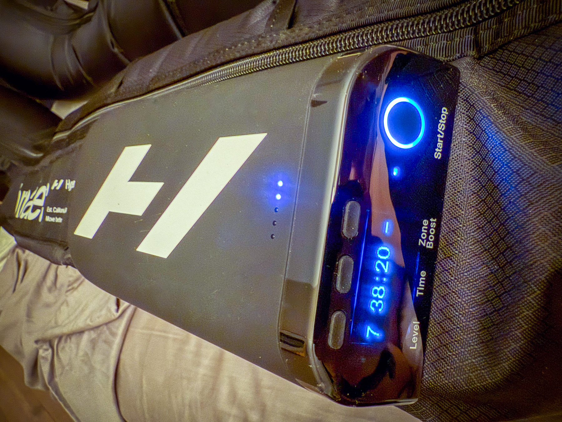 Hyperice Normatec Elite compressor and control panel