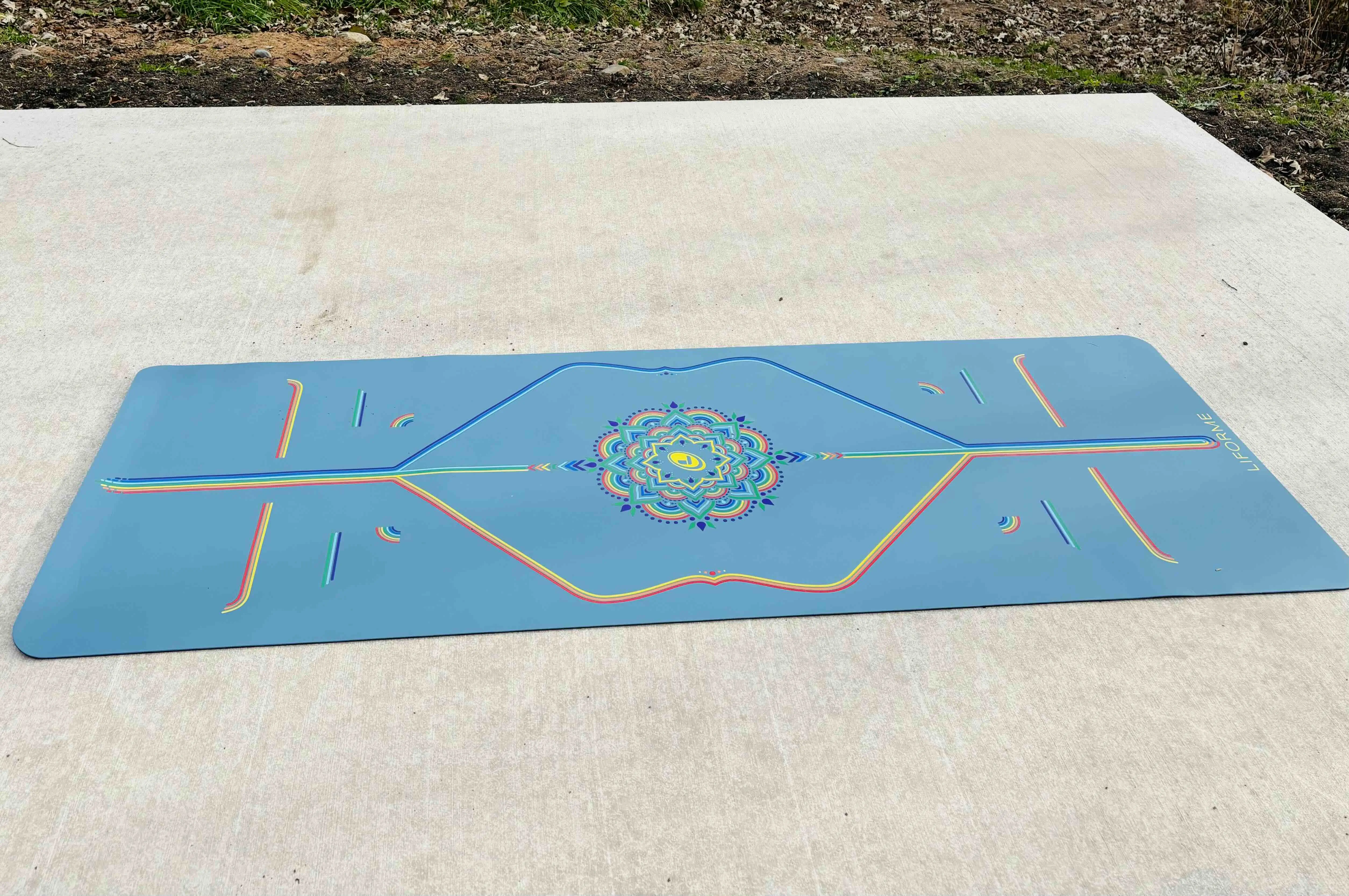 Liforme Rainbow Yoga Mat Review | GearJunkie Tested
