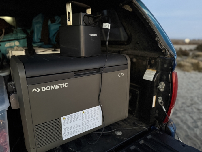 Testing the Dometic CFX 55IM Electric Cooler while road tripping in Baja California, Mexico; (photo/Morgan Tilton)