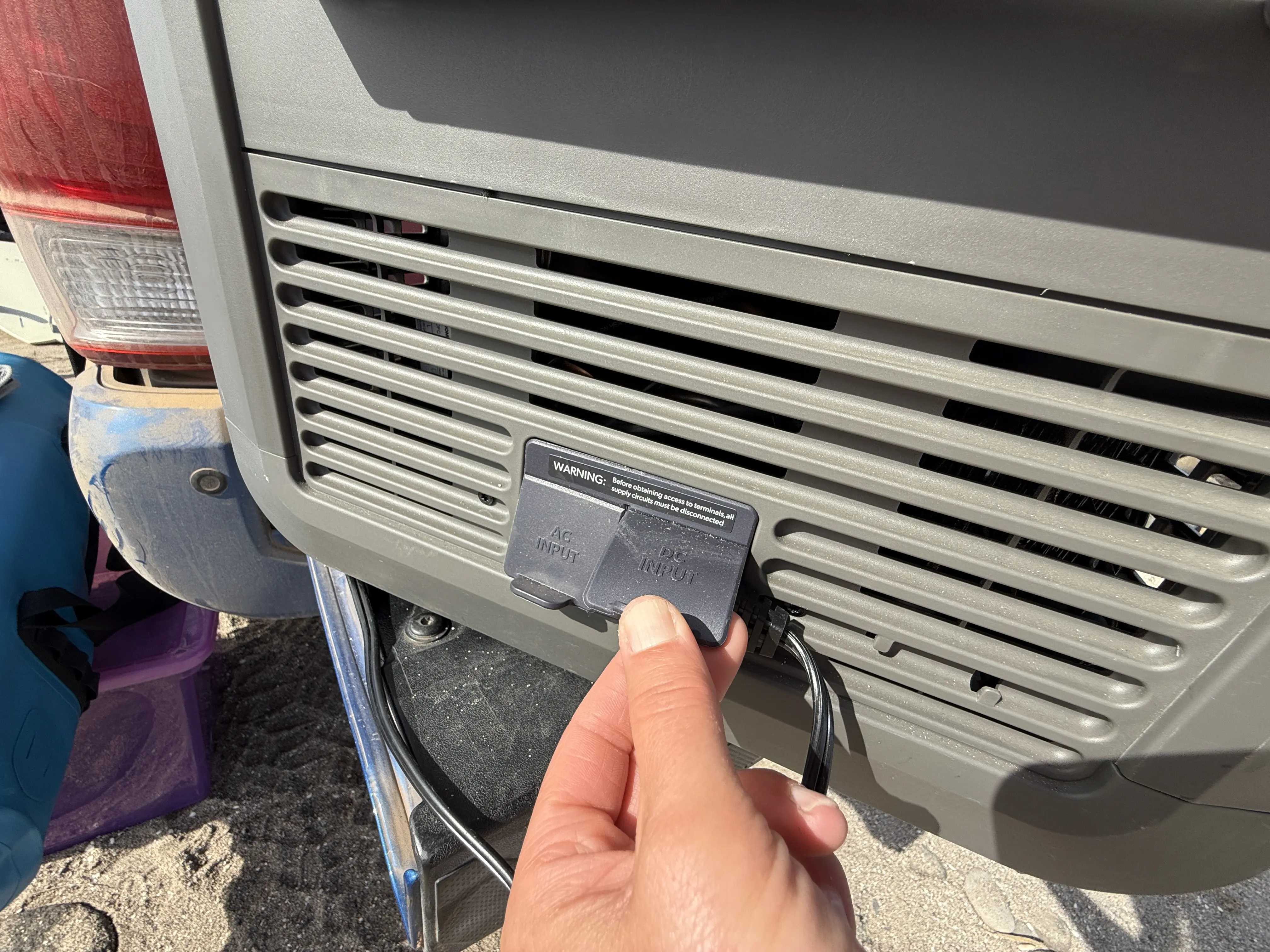 CFX 55 requires AC or DC power 