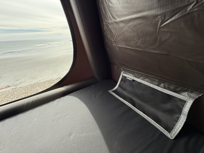 mesh pocket inside the Dometic TRT 140 Air