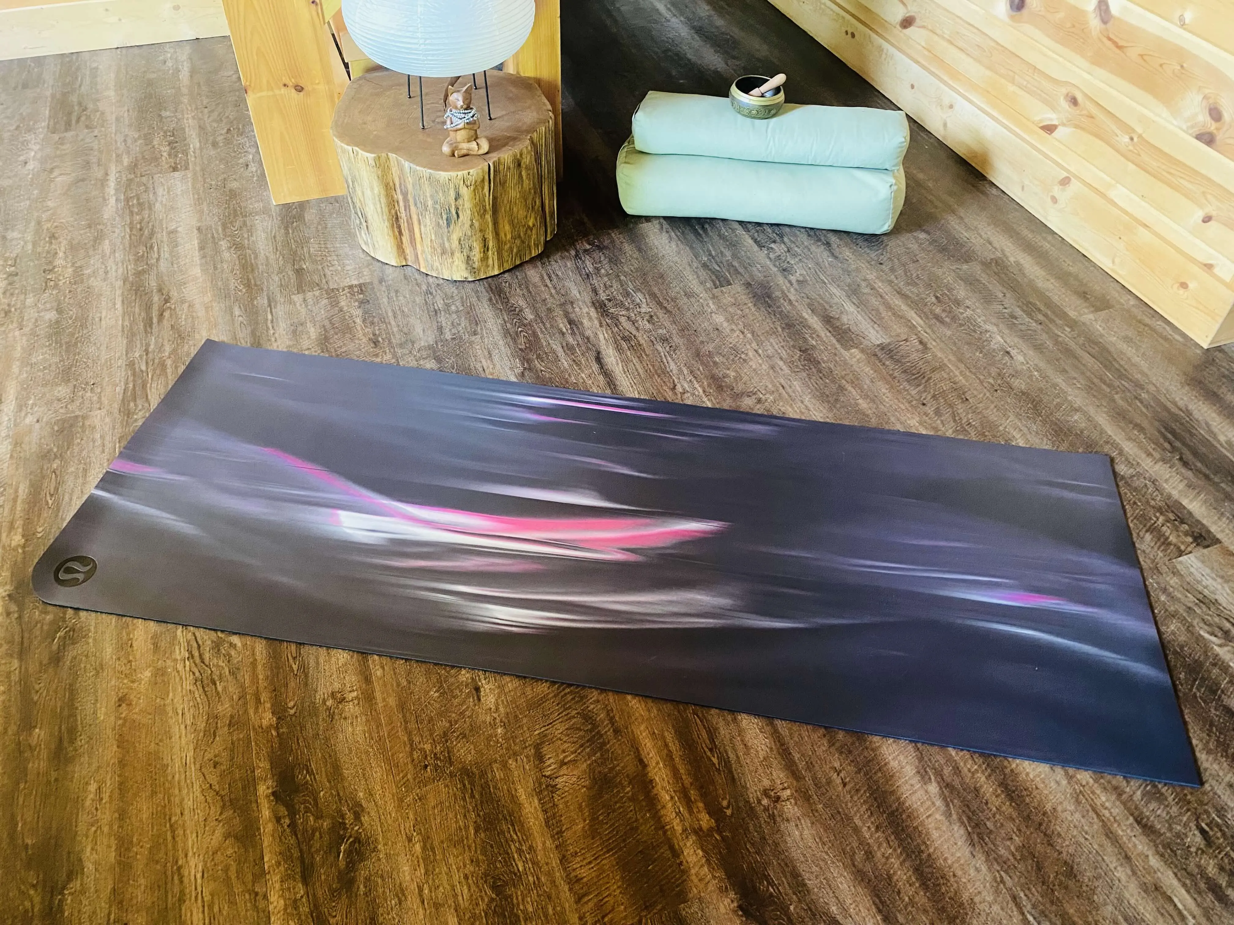 Lululemon The Mat on ground