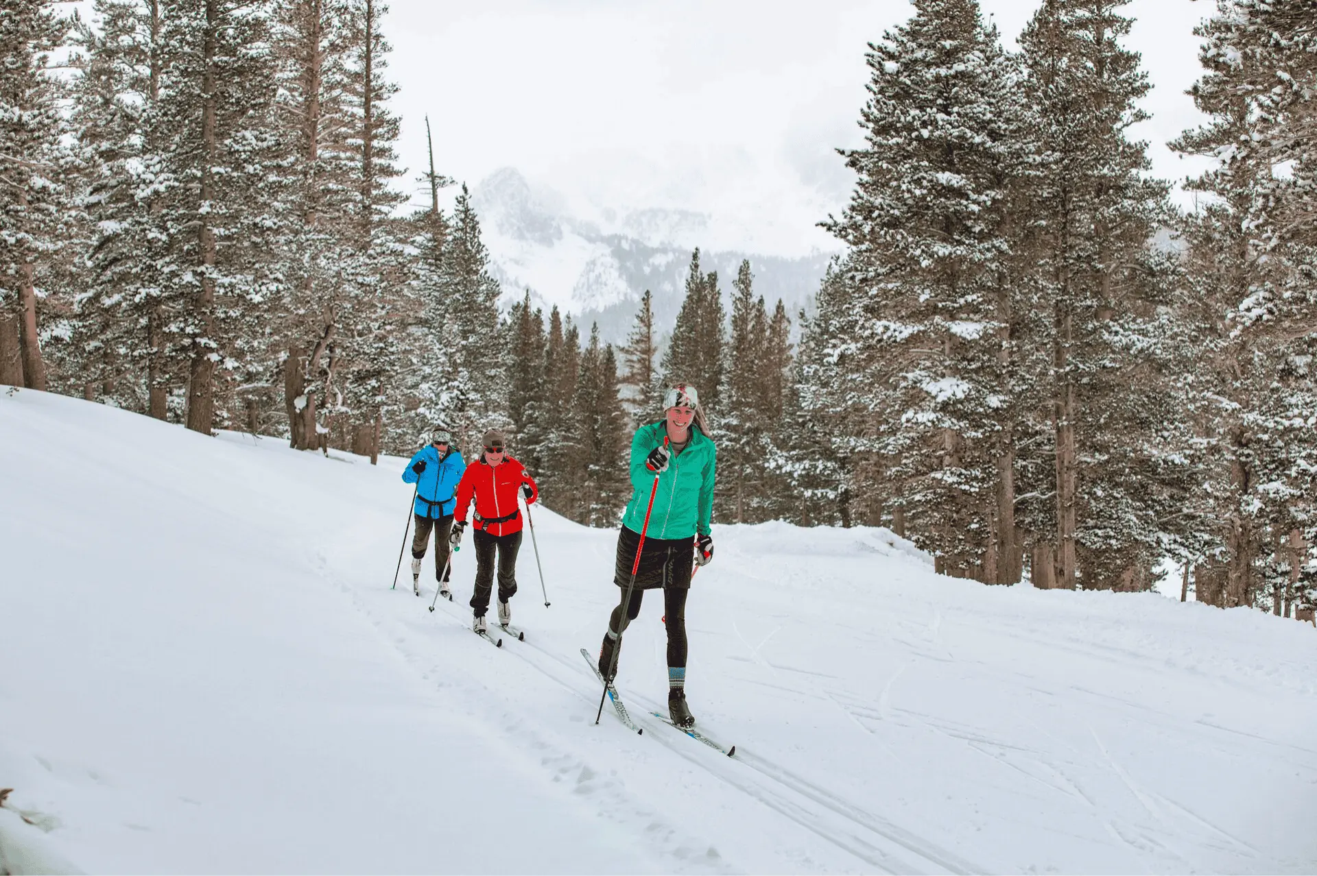 Cross-country skiing at Tamarack Cross-Country Ski Center