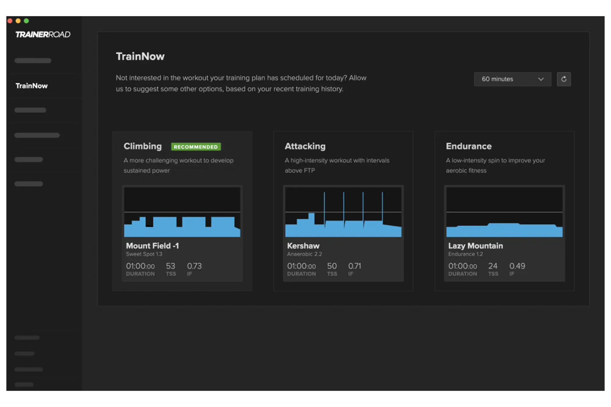 TrainerRoad screenshot