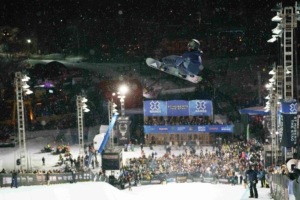 Ayumu Hirano during Men's Snowboard SuperPipe Final at 2024 X Games Aspen in Aspen, Colo.