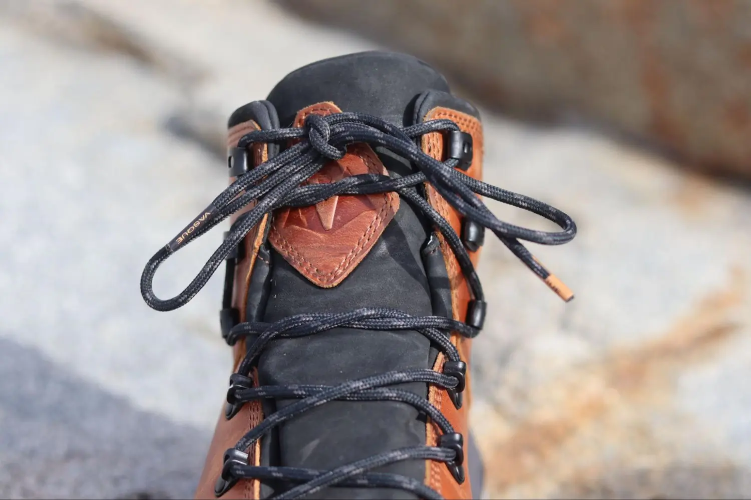 Close-up of Vasque St. Elias Lace Hooks