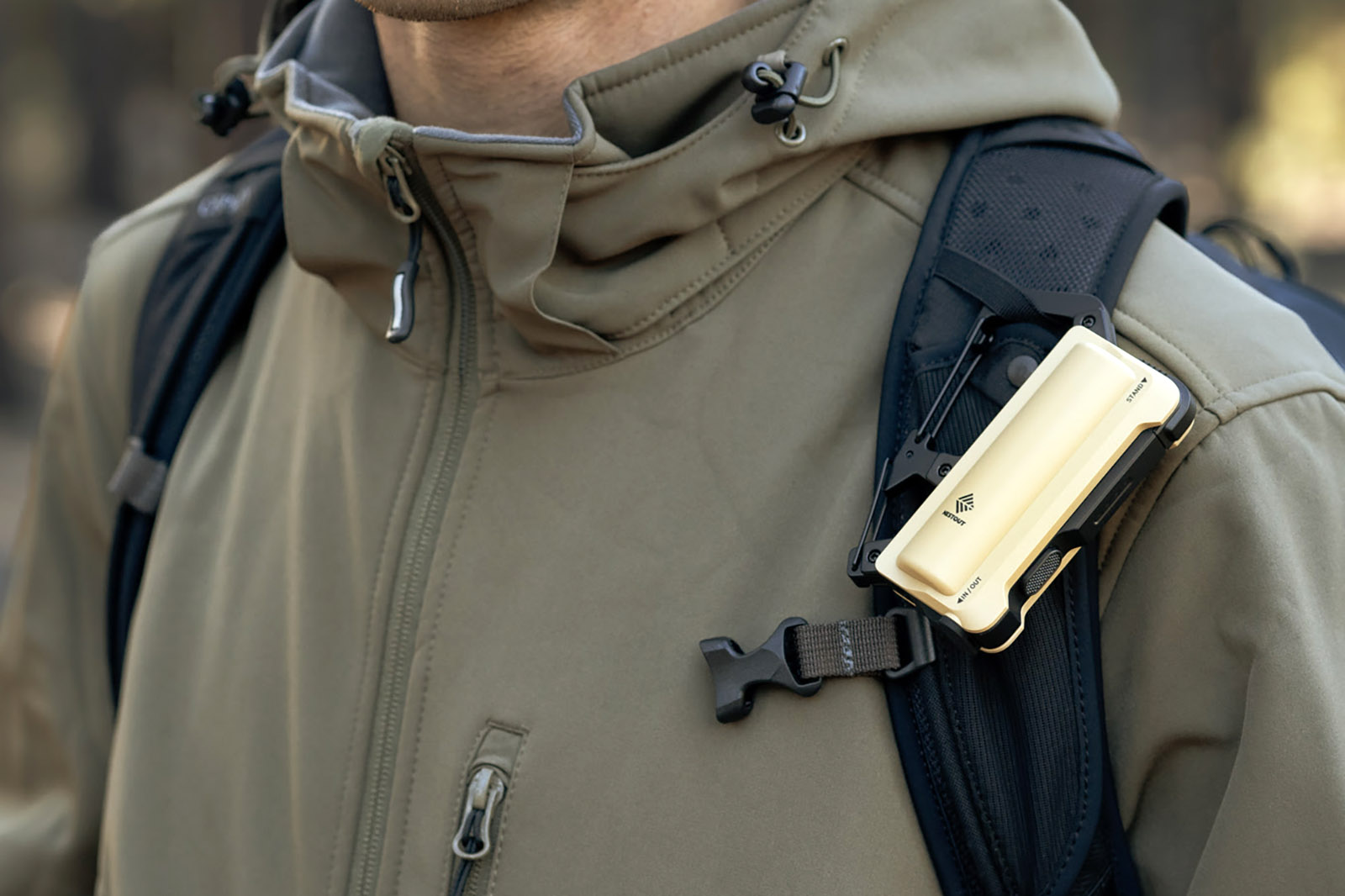 nestout carabiner battery