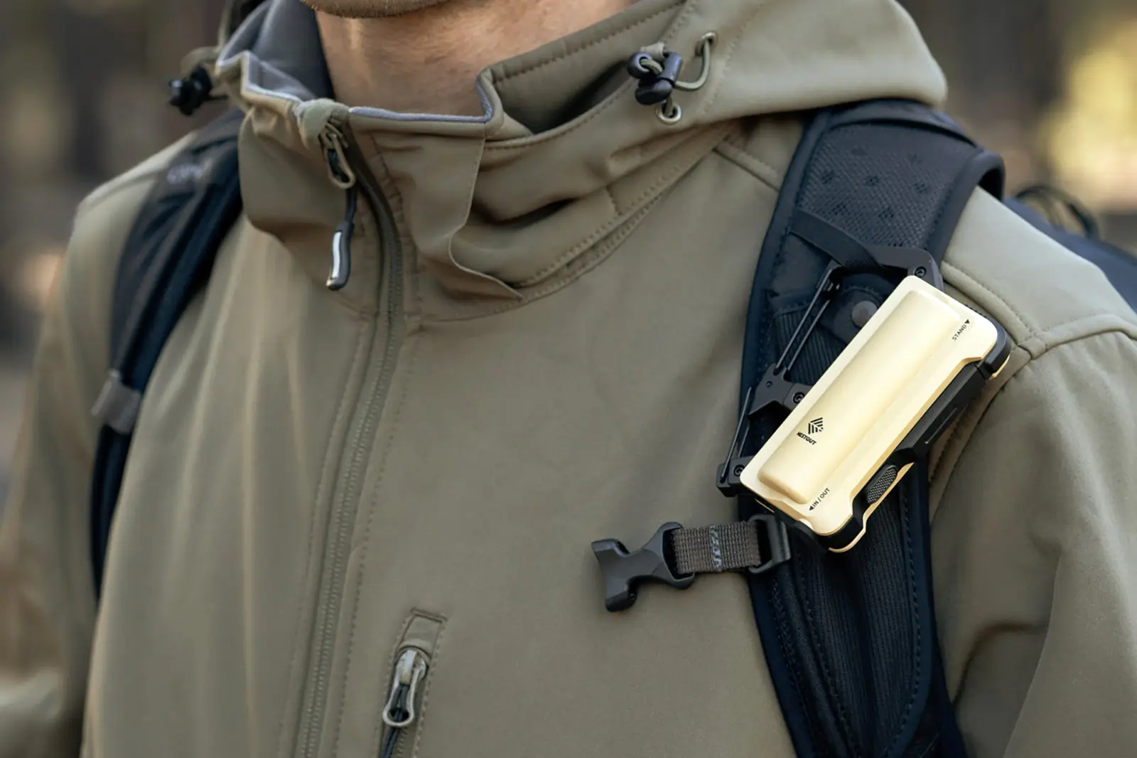 nestout carabiner battery