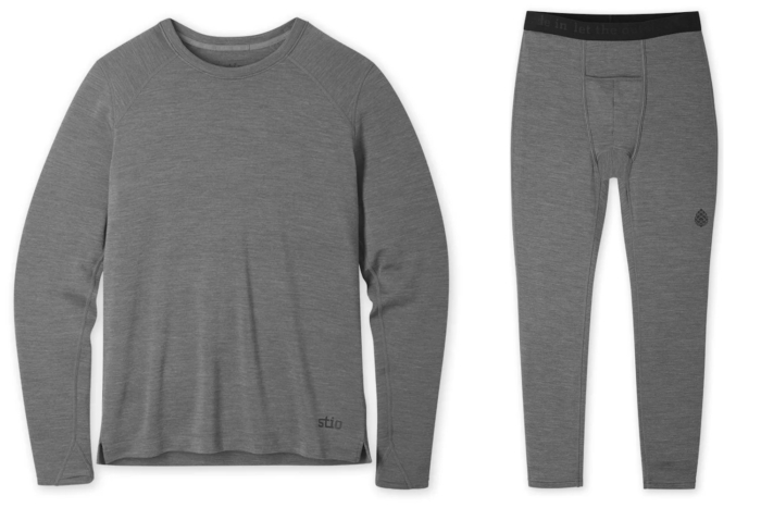Stio Basis PeakWool Midweight top and bottom