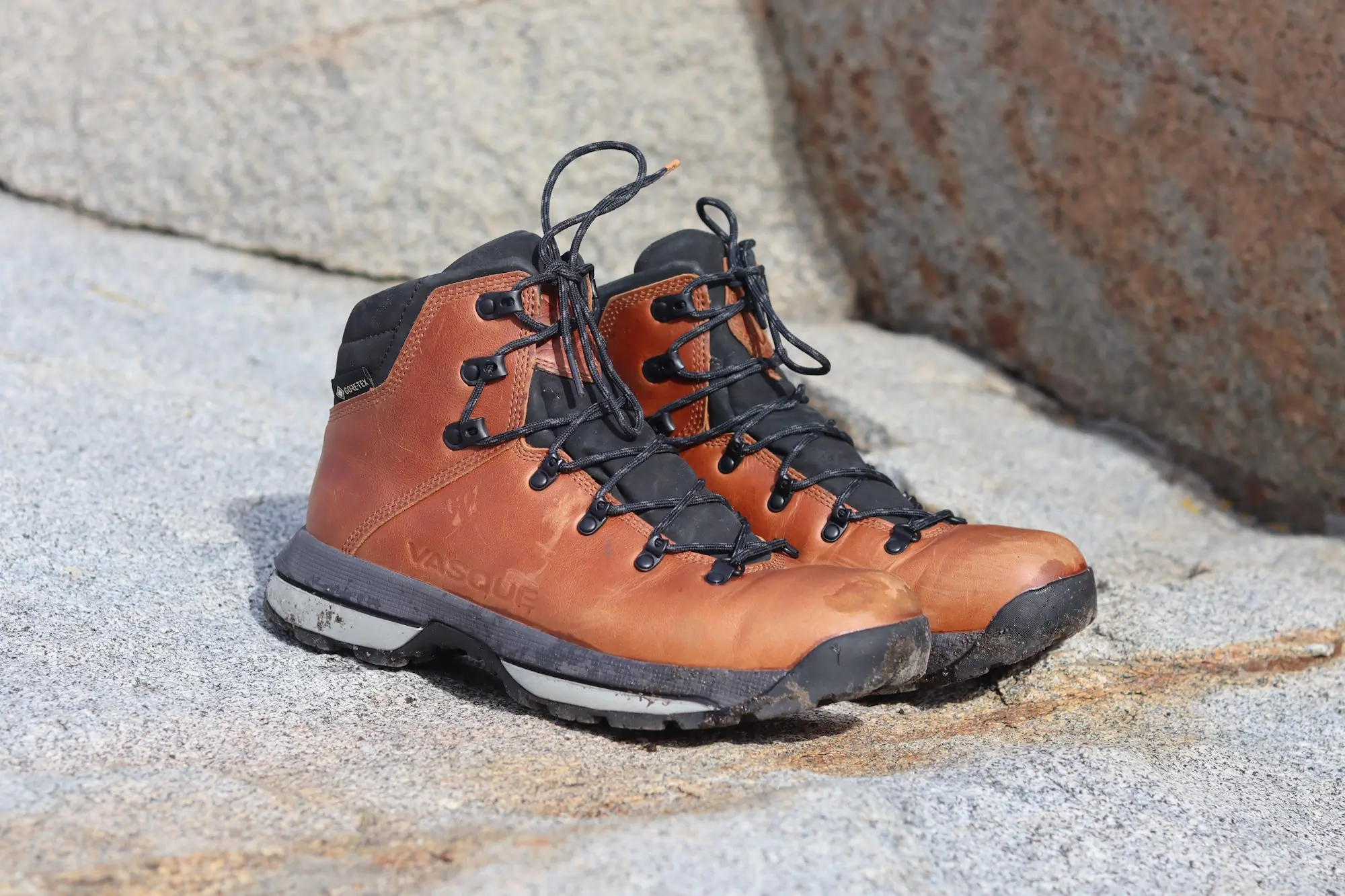 Vasque St. Elias boots closeup shot