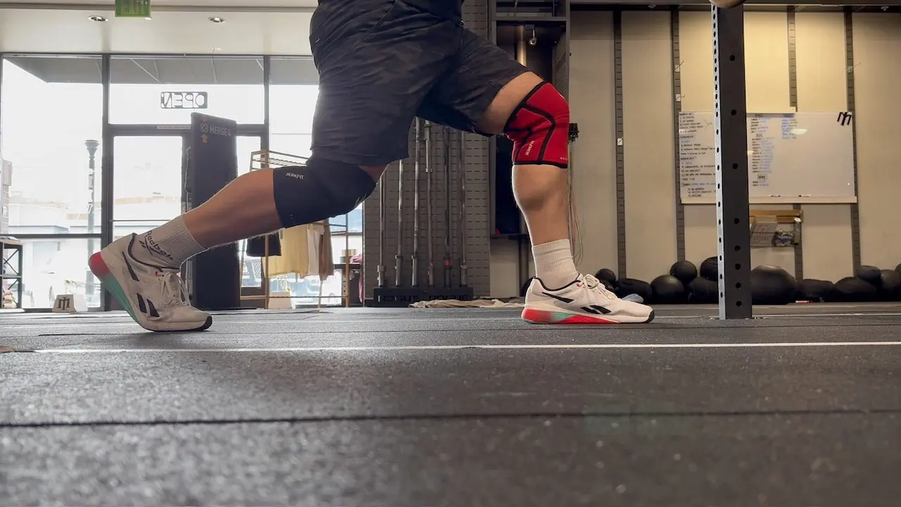Reebok Nano X5 split jerk