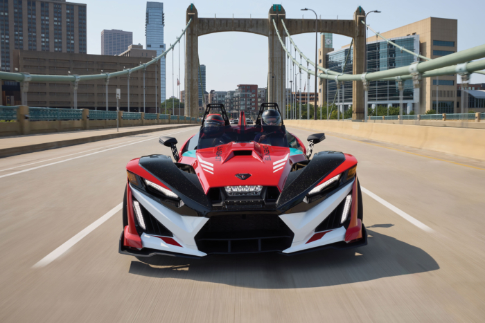 2025 polaris slingshot 10 on bridge
