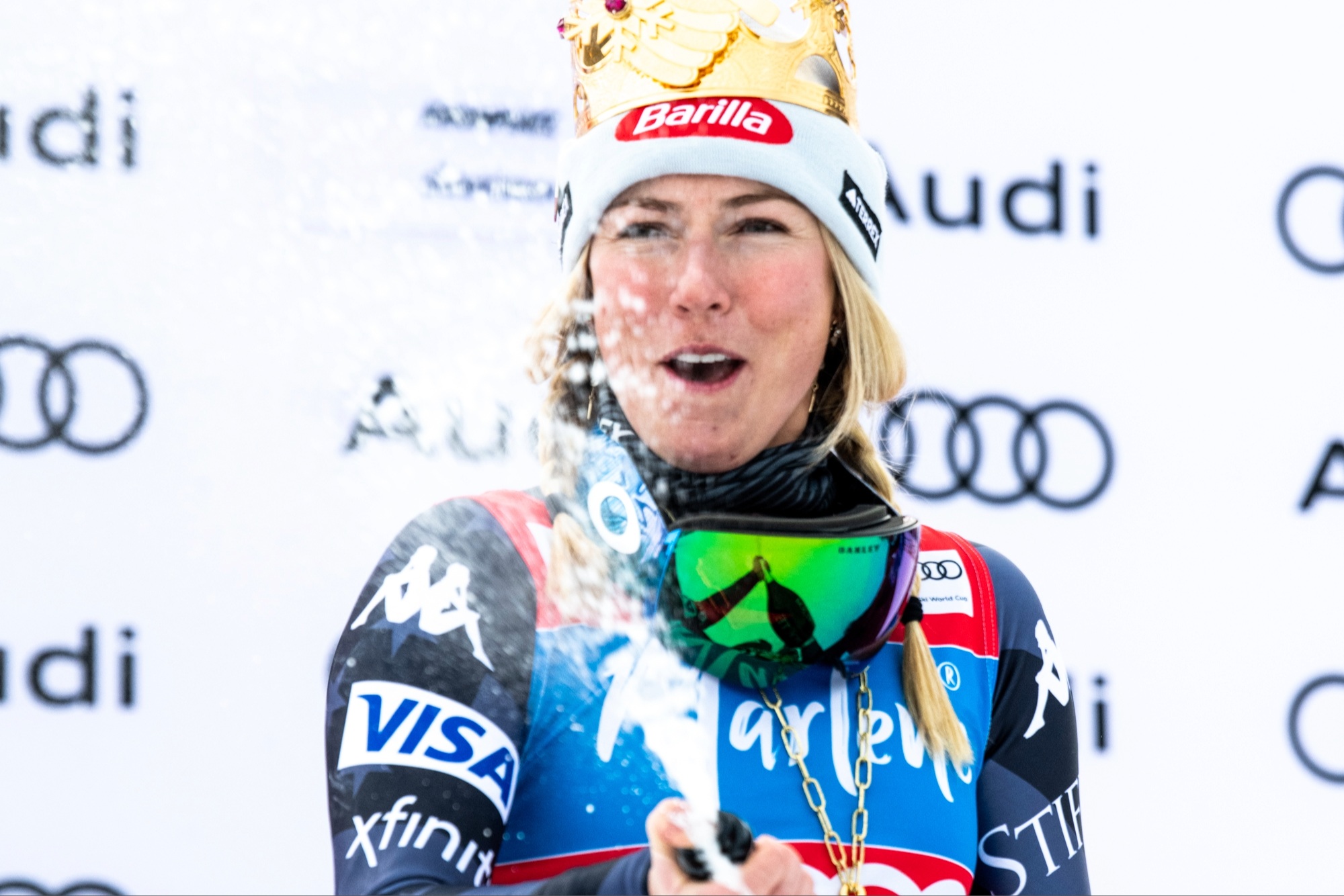 mikaela shiffrin 100 wins