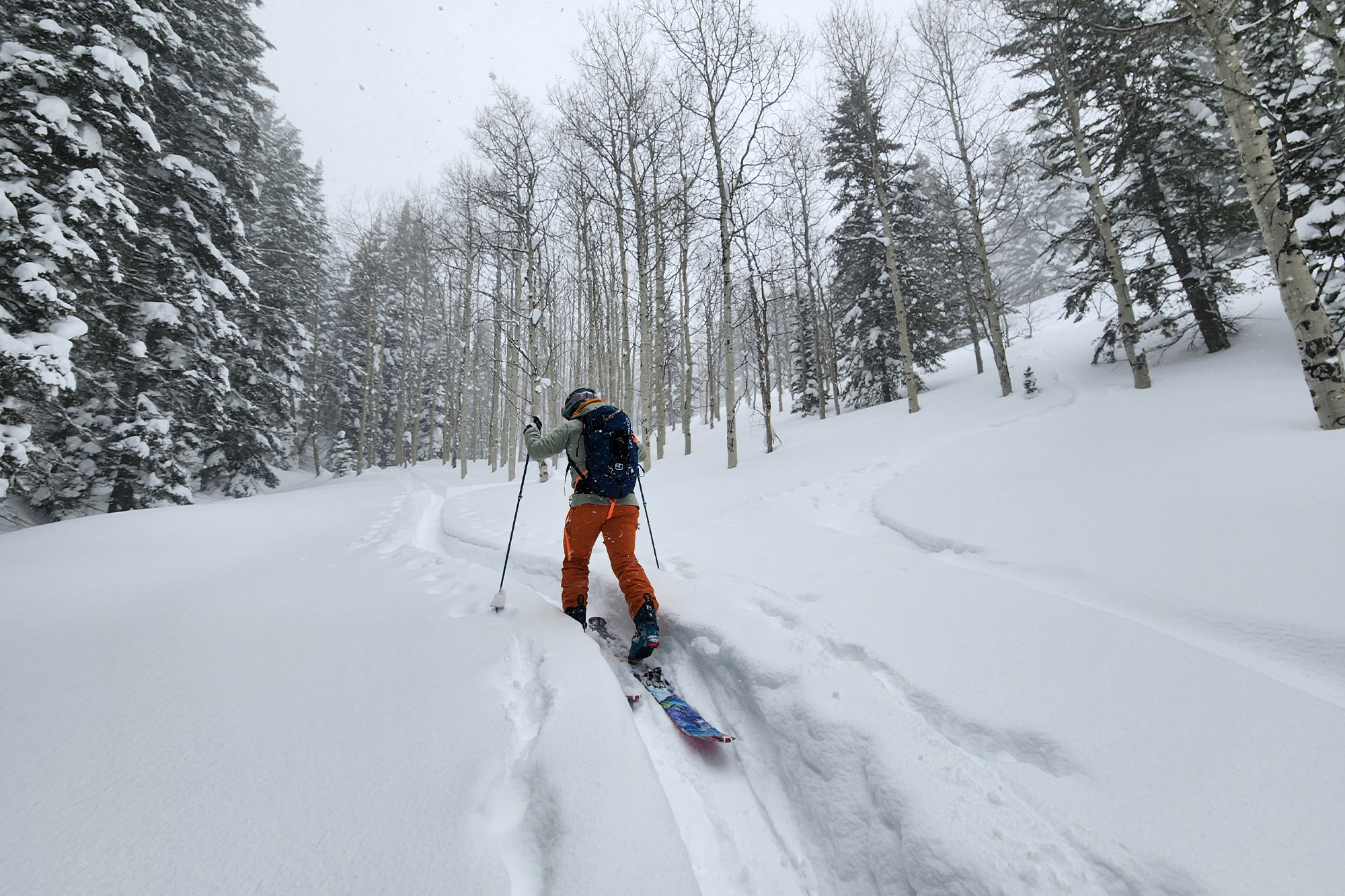 Uphill Touring in Deep Snow