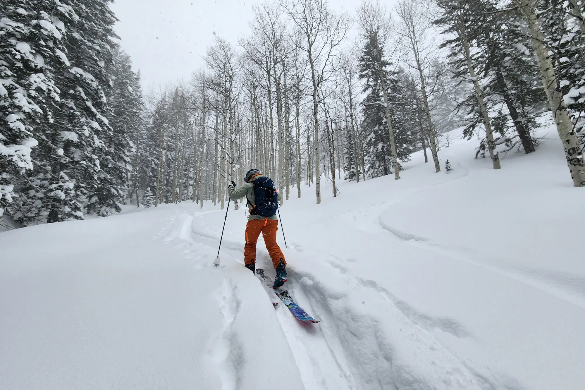 Uphill Touring in Deep Snow