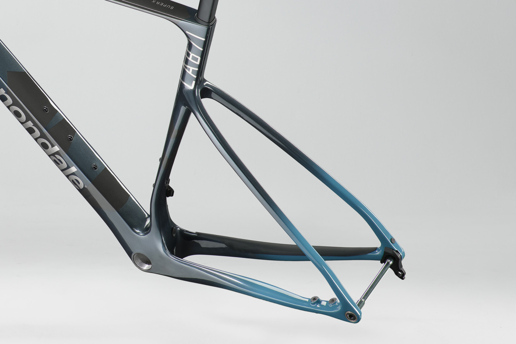 Cannondale SuperX rear triangle studio image