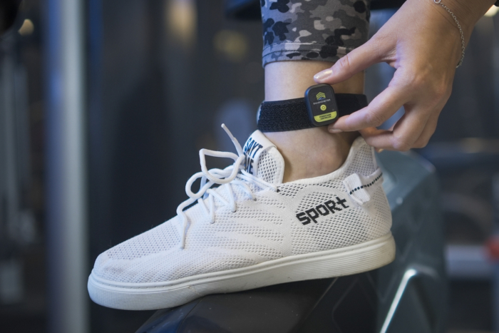 Smash Your Fitness Smashometer on leg