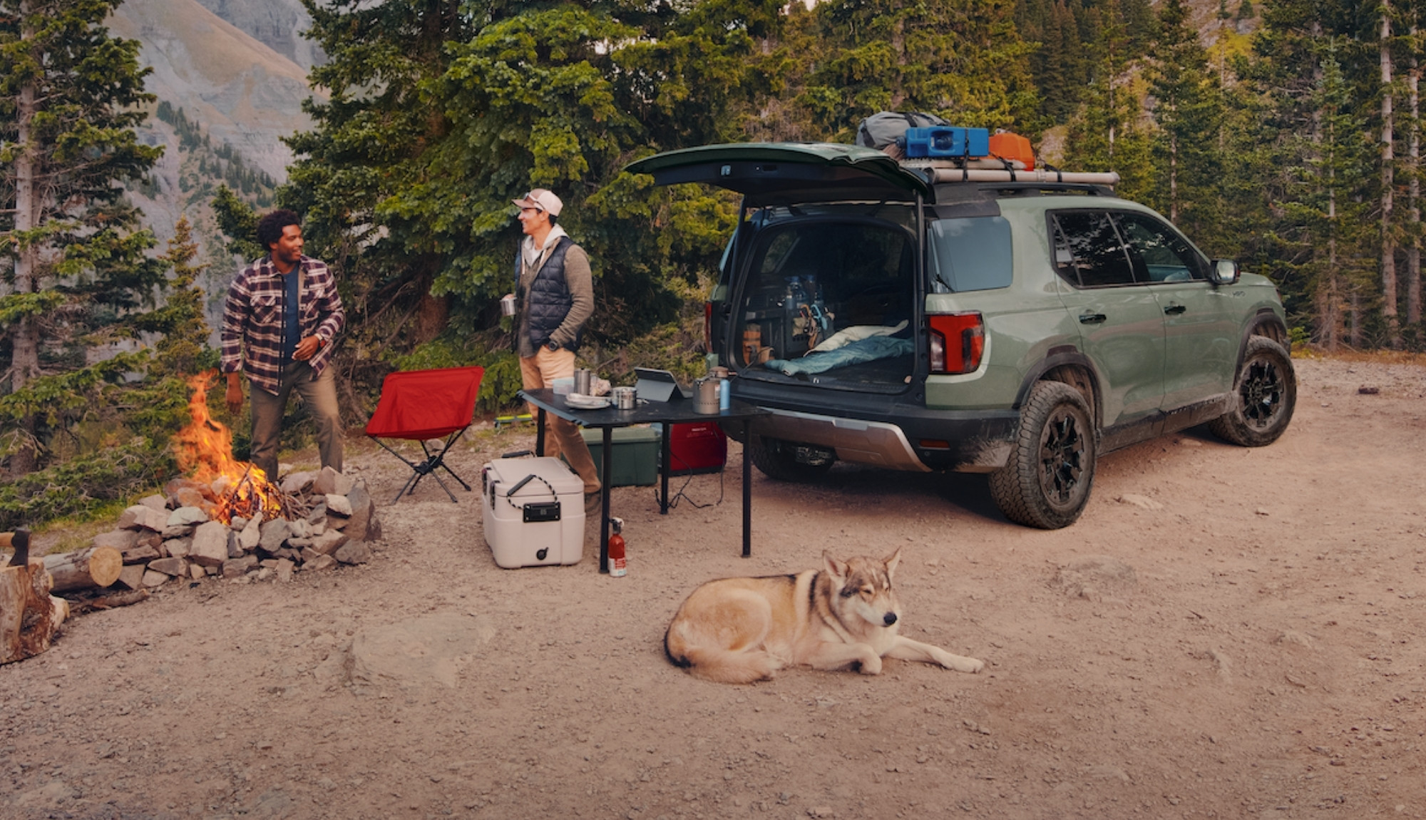 Car camping with the Honda Passport TrailSport Elite