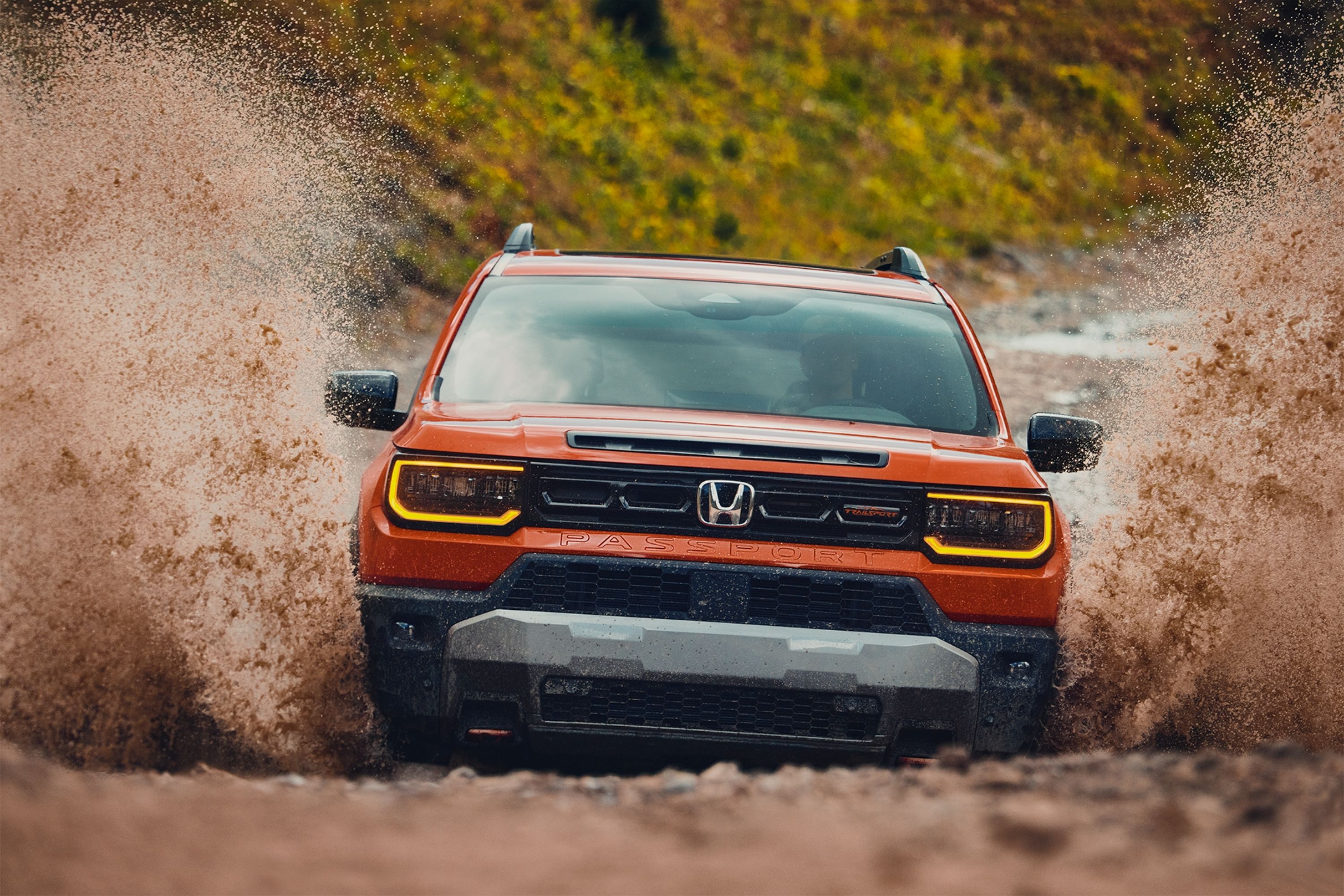 Honda Passport TrailSport Elite in action off-road