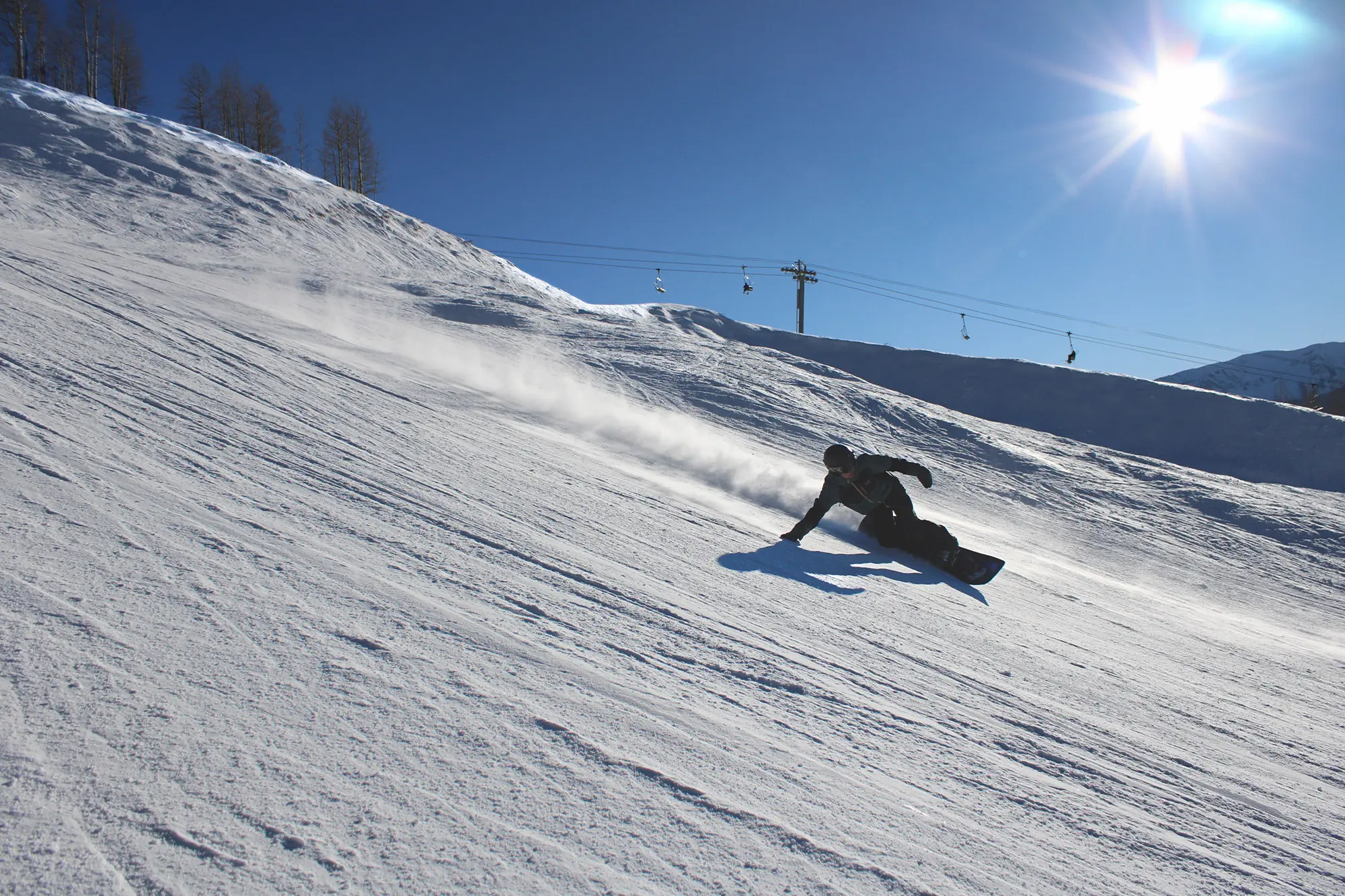 Carving Down the Slope with Never Summer Nohku board