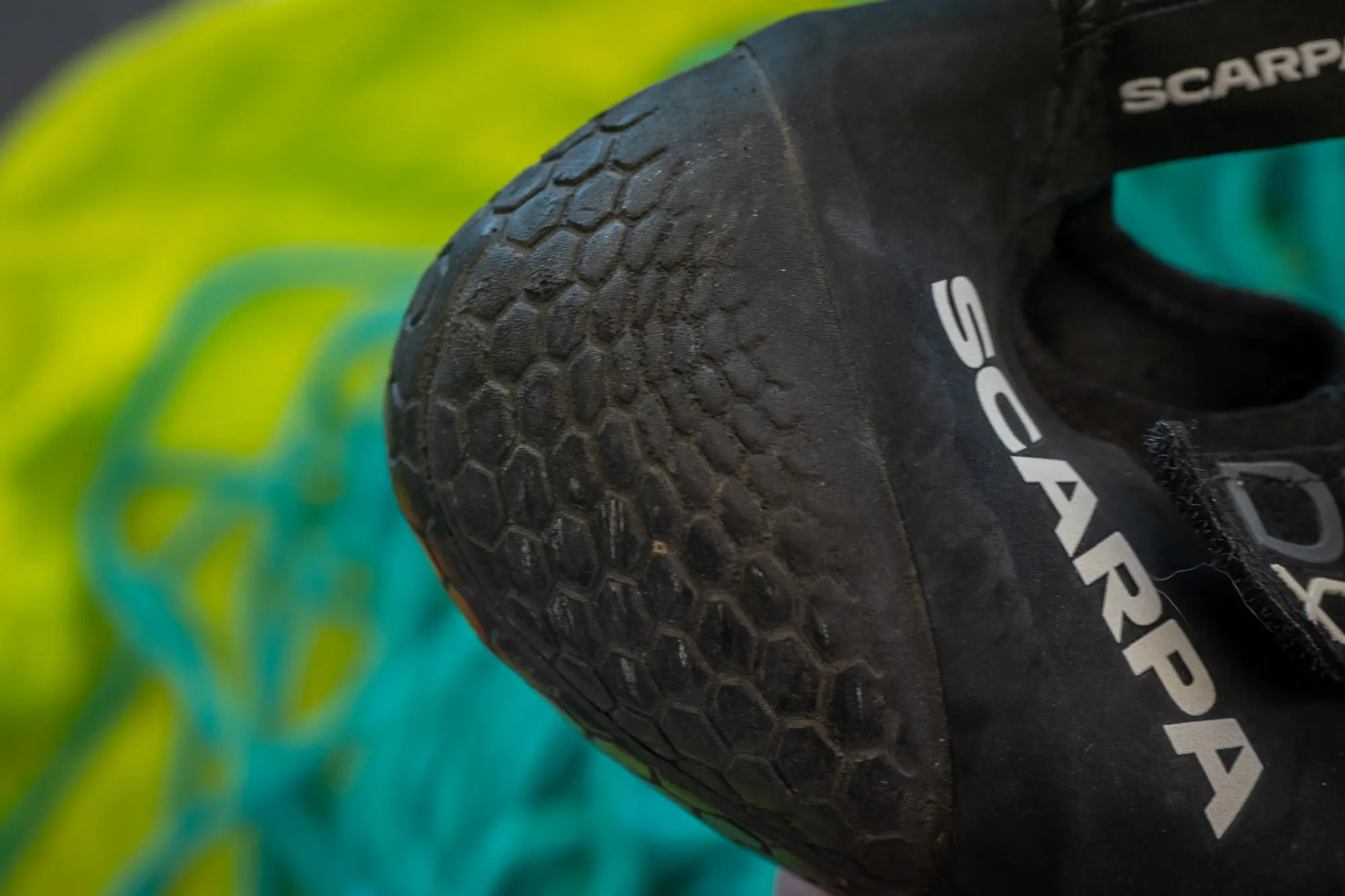 Scarpa Drago XT climbing shoe heel cup