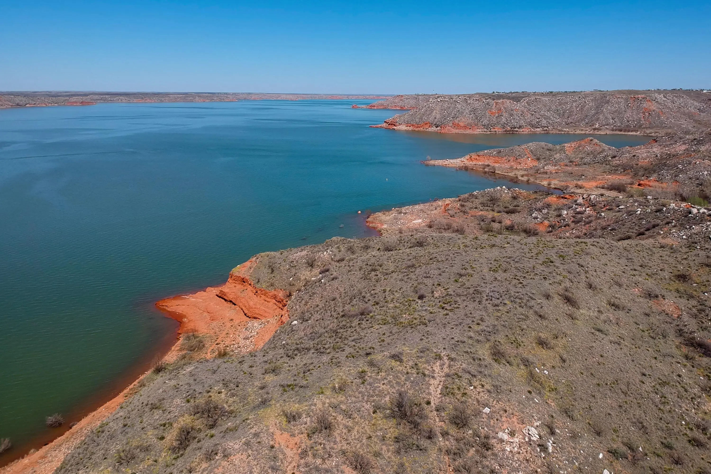 Lake Meredith National Recreation Area in the Texas Panhandle