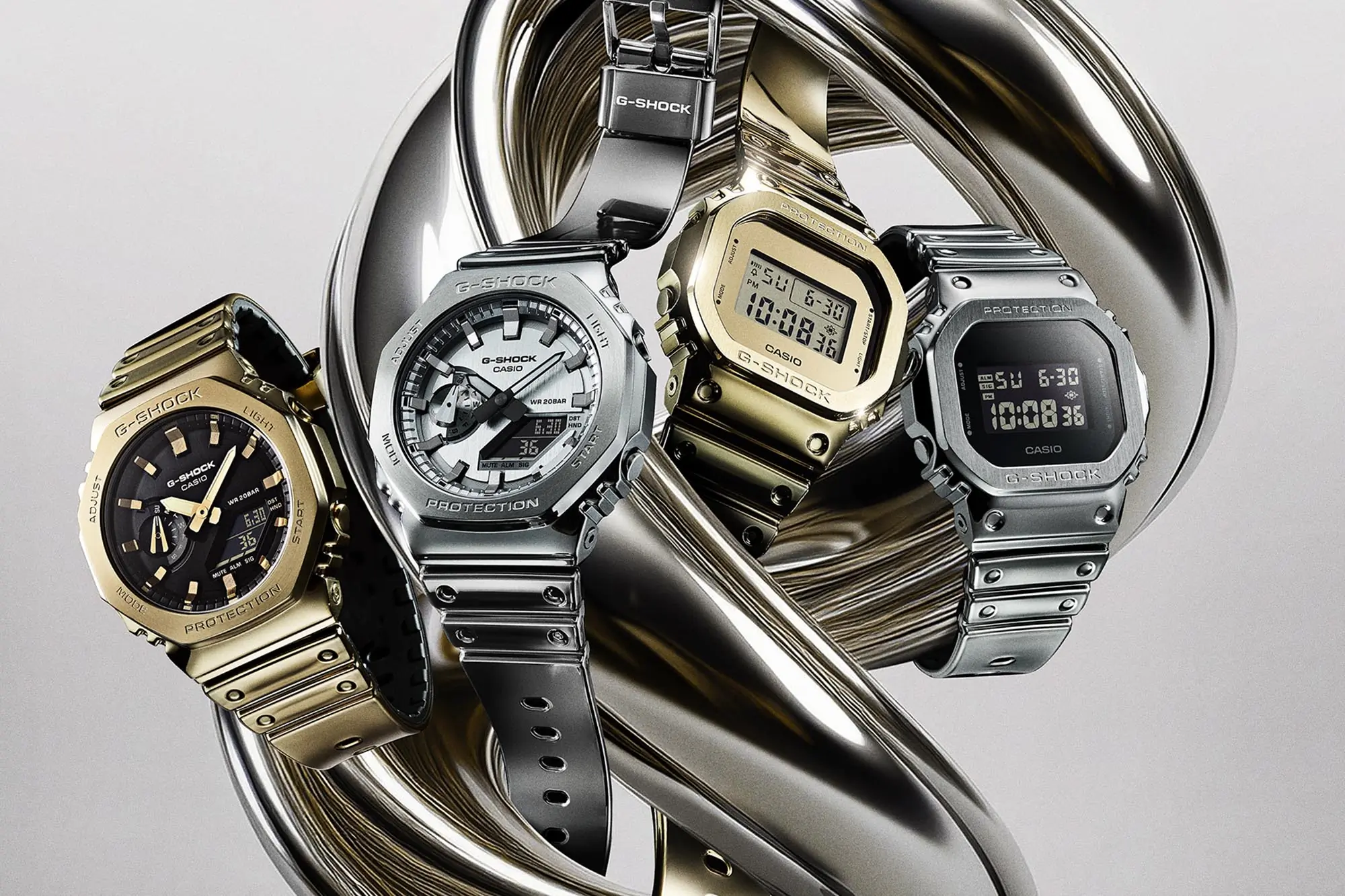 g-shock fine metallic series