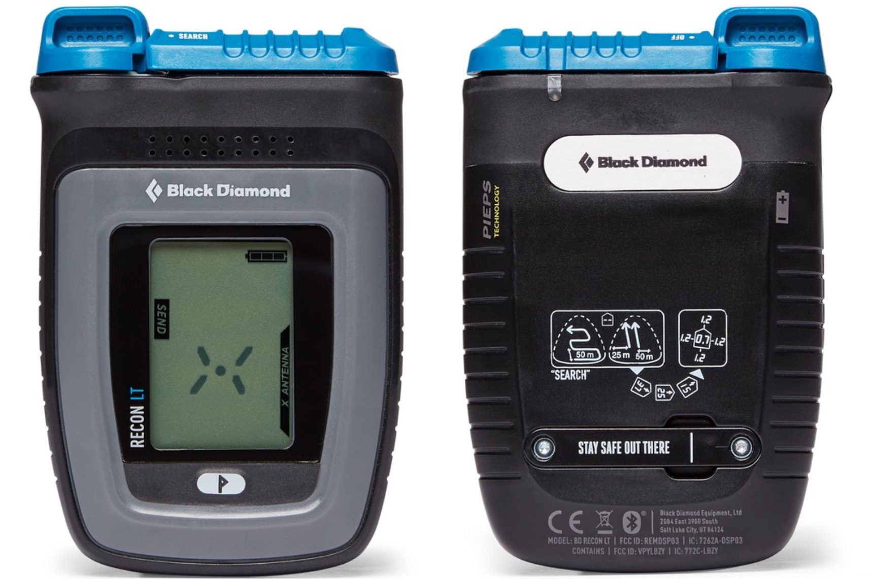 Black Diamond Recon LT avi transceivers manufactured and sold between May 2021 and March 2023 with certain serial numbers are affected; (photo/Black Diamond)