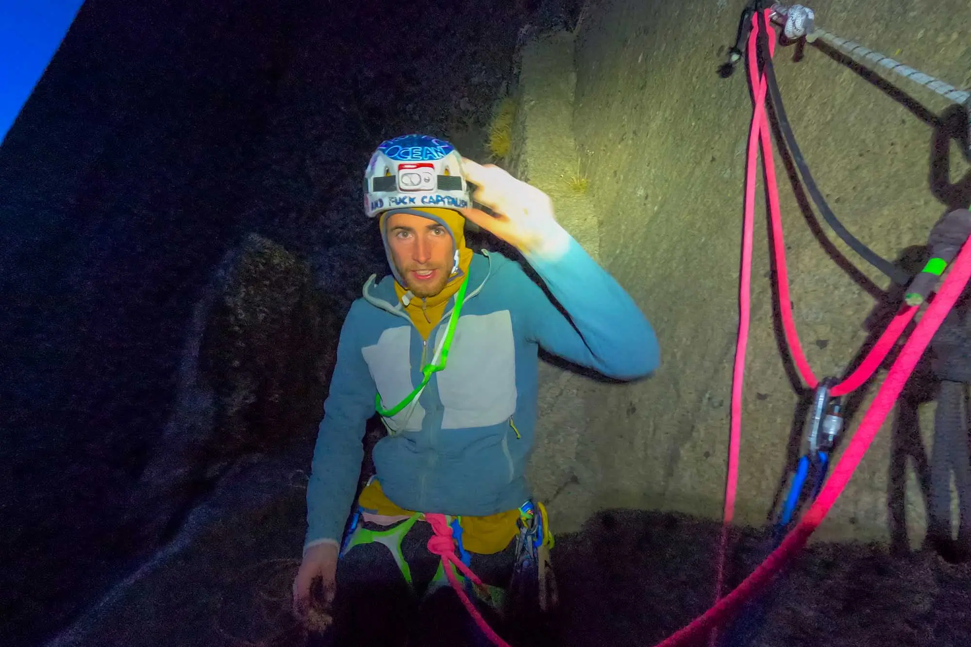 sebastien berthe dawn wall night