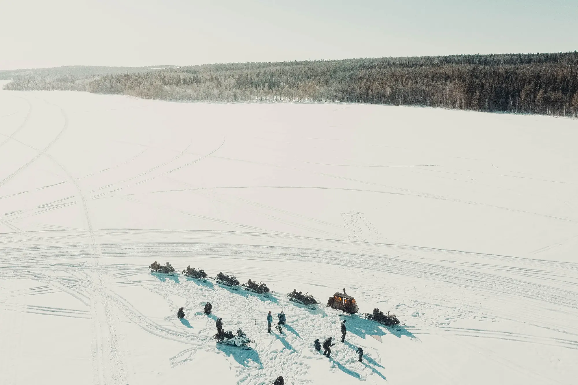 Ice Fishing Safety, Snowmobiles