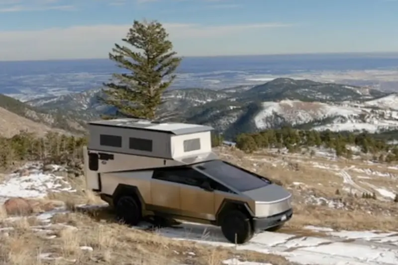 Meet CyberPhoenix: A Pop-Top Truck Camper for the Tesla Cybertruck
