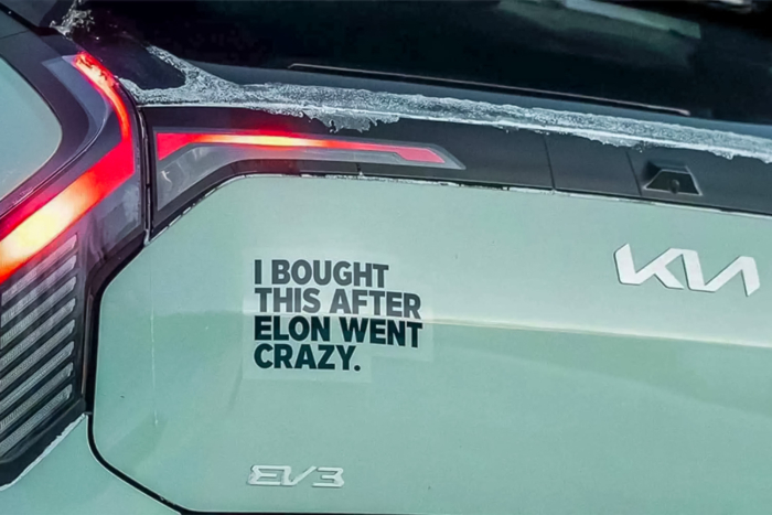 Kia Elon sticker