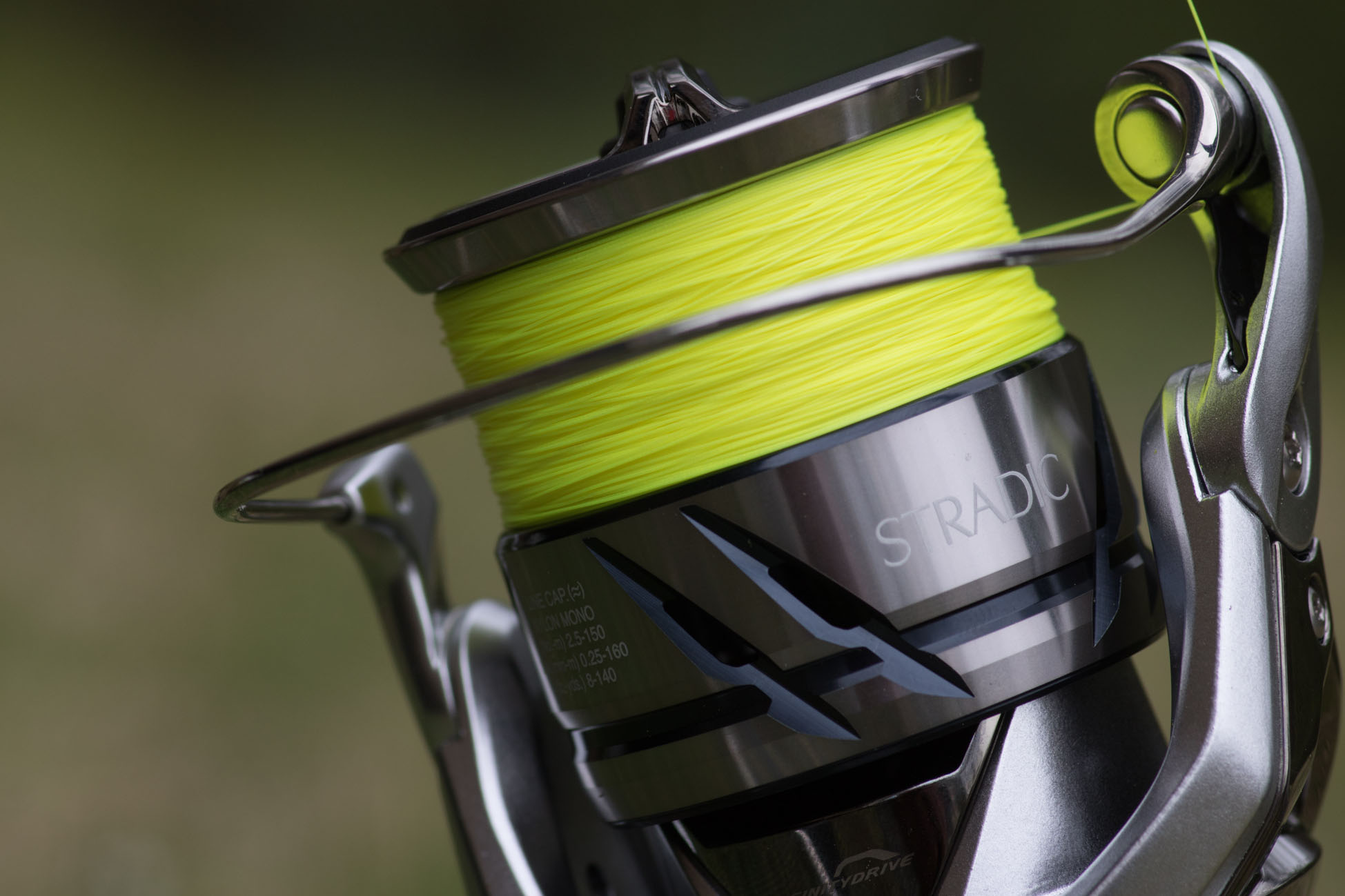 Berkley Forward braid spooled on a Shimano Stradic reel