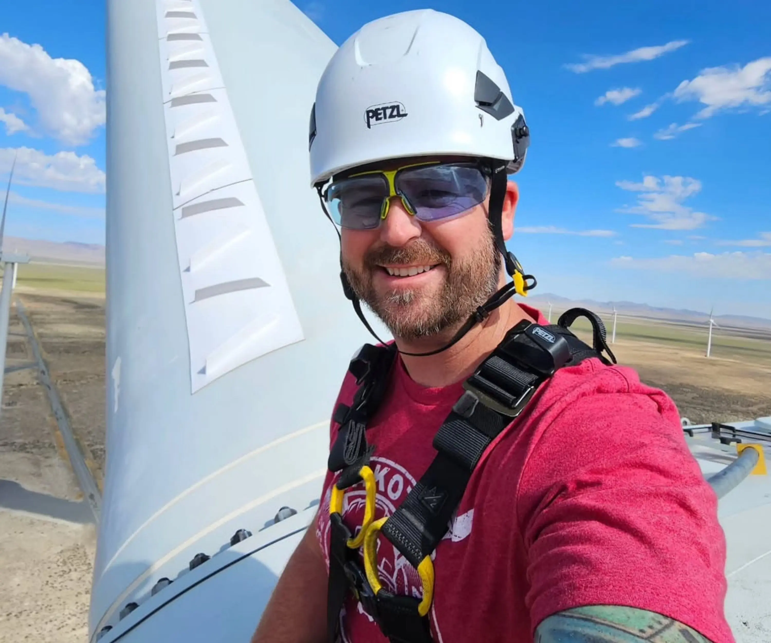 Neal Gyngard of Tower Climbing Grease Monkeys