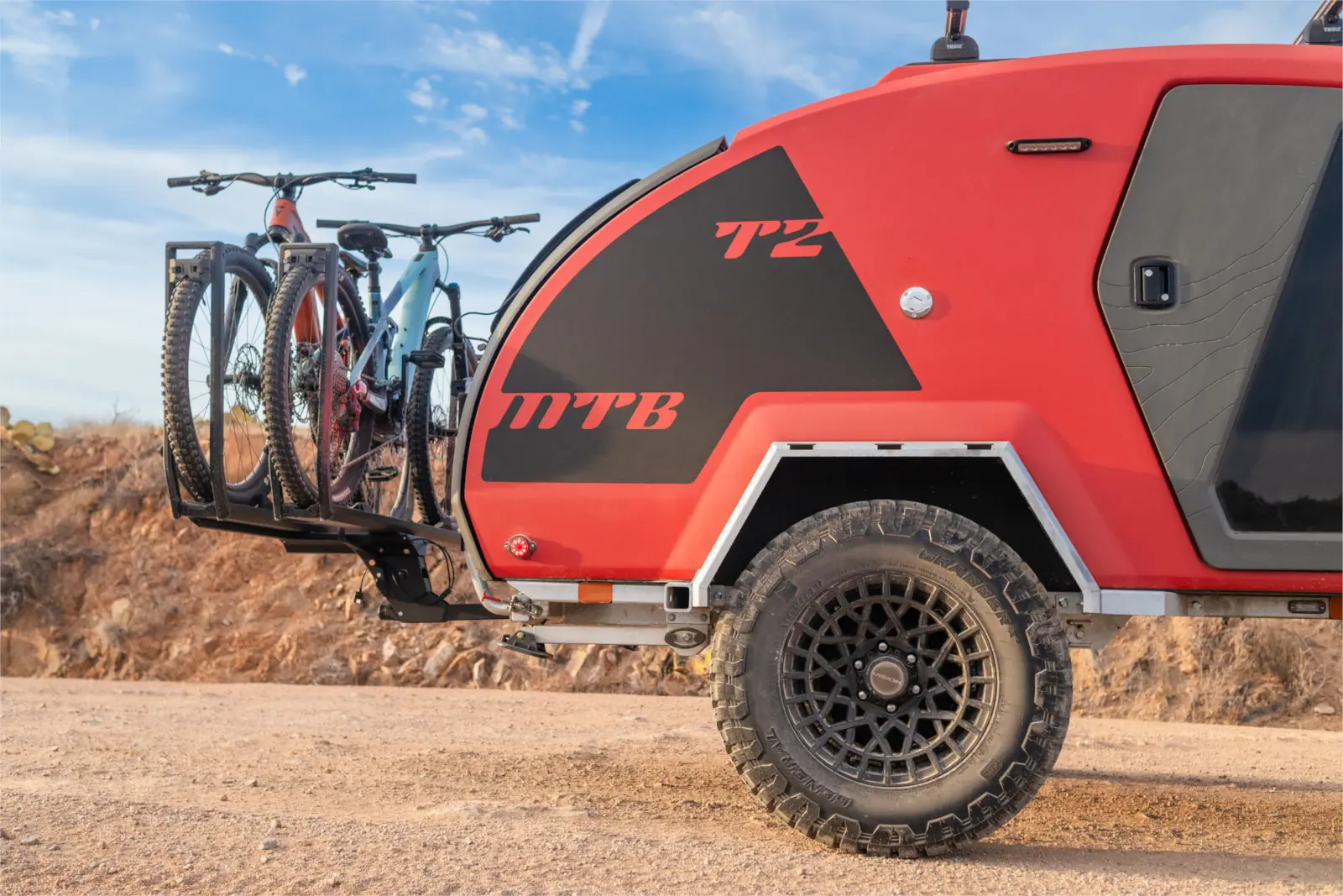 Escapod Topo2 MTB teardrop trailer