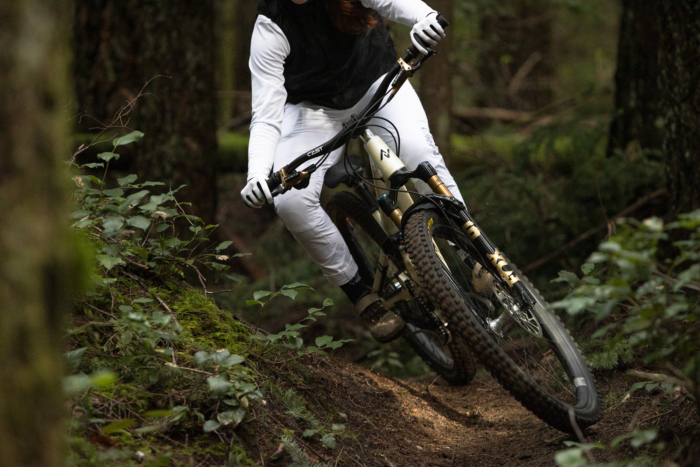 2026 Fox 36 fork in action