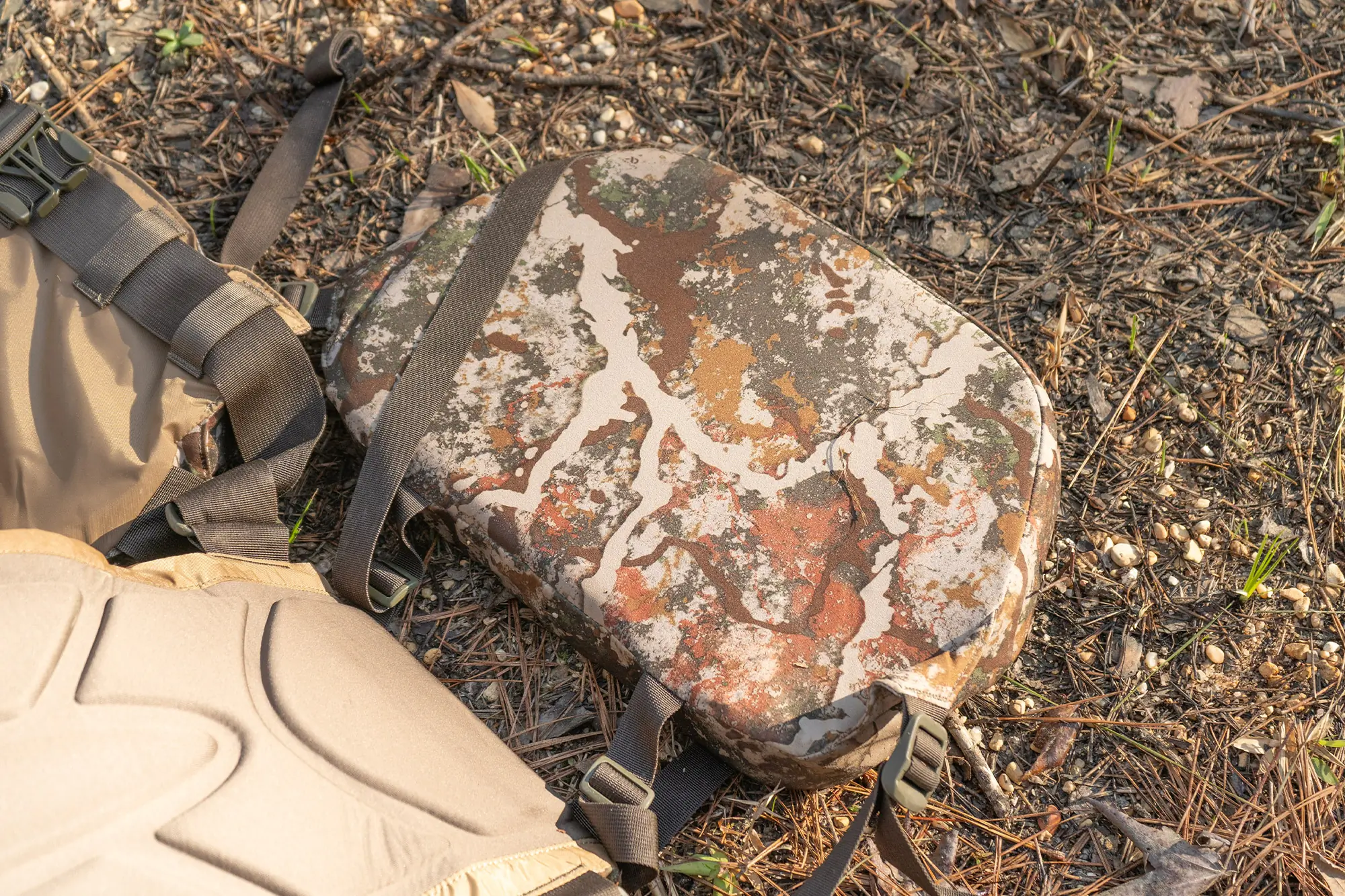 First Lite Treeline Turkey Vest with seat pad