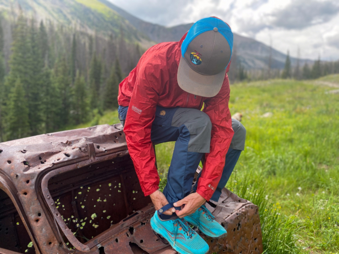 Fjällräven Vidda Pro Ventilated Trousers worn in cold weather