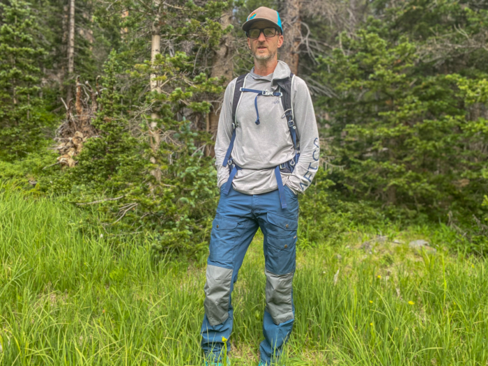 Fjällräven Vidda Pro Ventilated Trousers worn on a rugged outdoor adventure