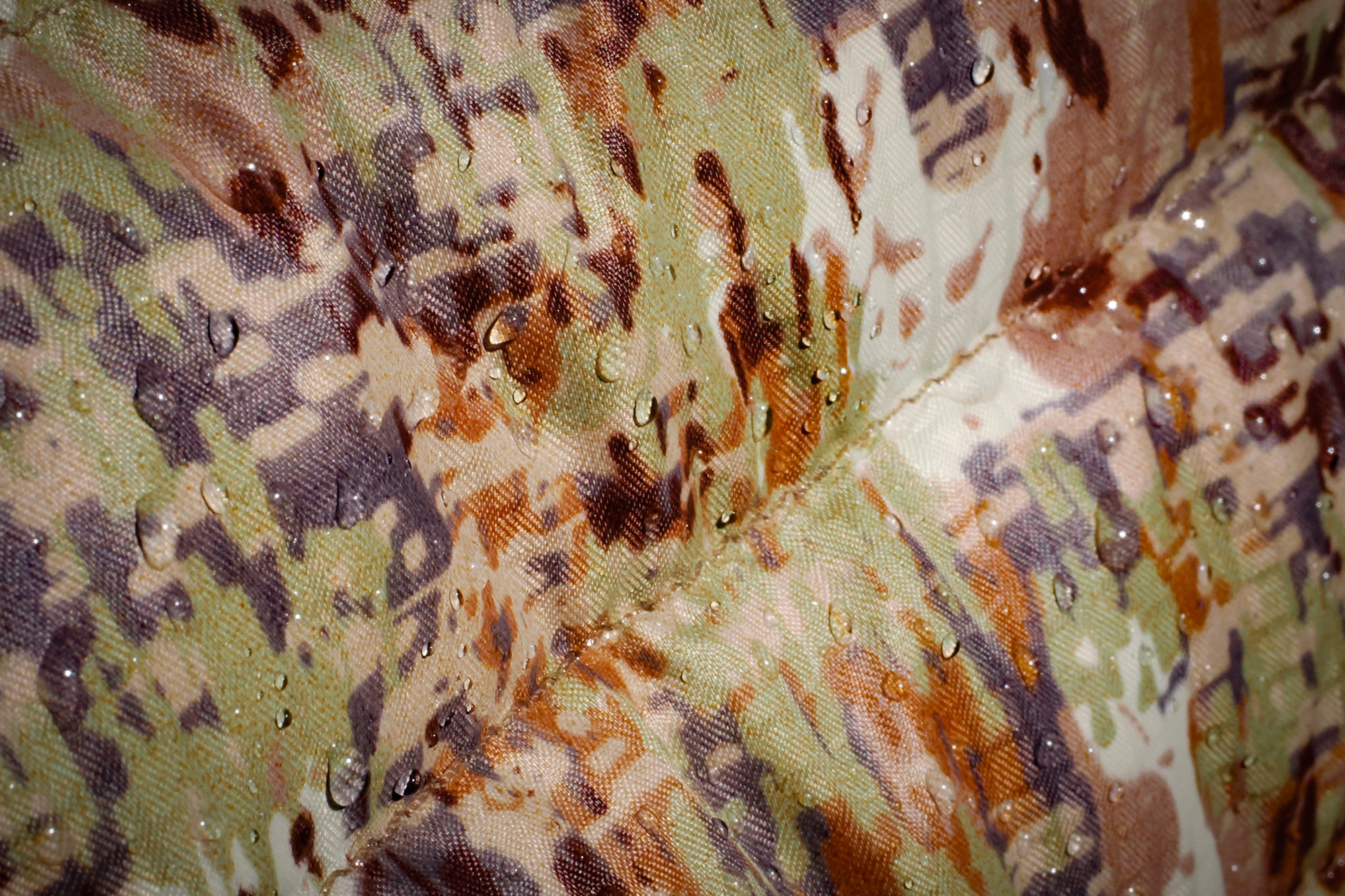 Water droplets on the Forloh ThermoNeutral Down Jacket