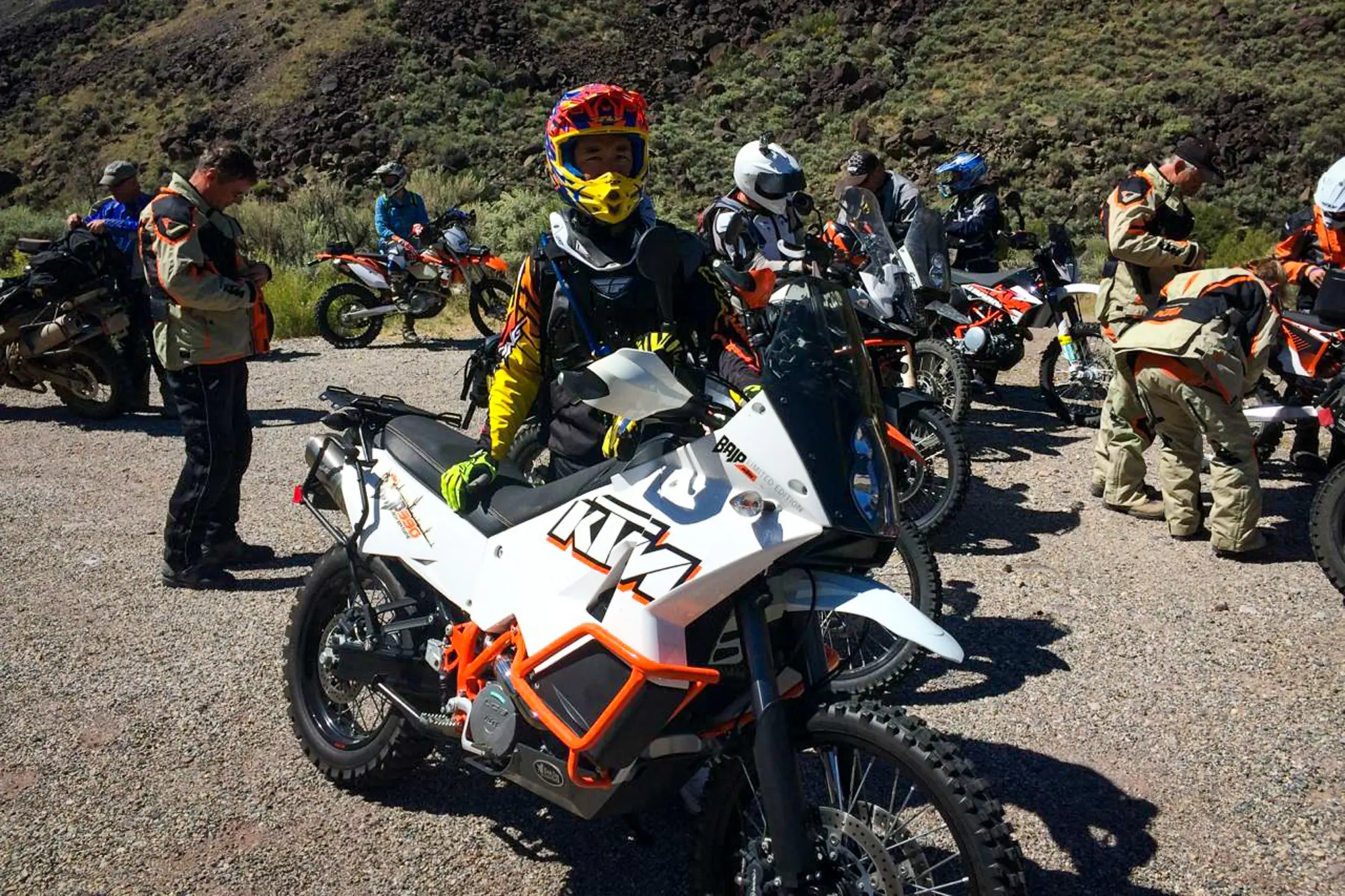 Seiji Ishii and the 2013 KTM ADV 990