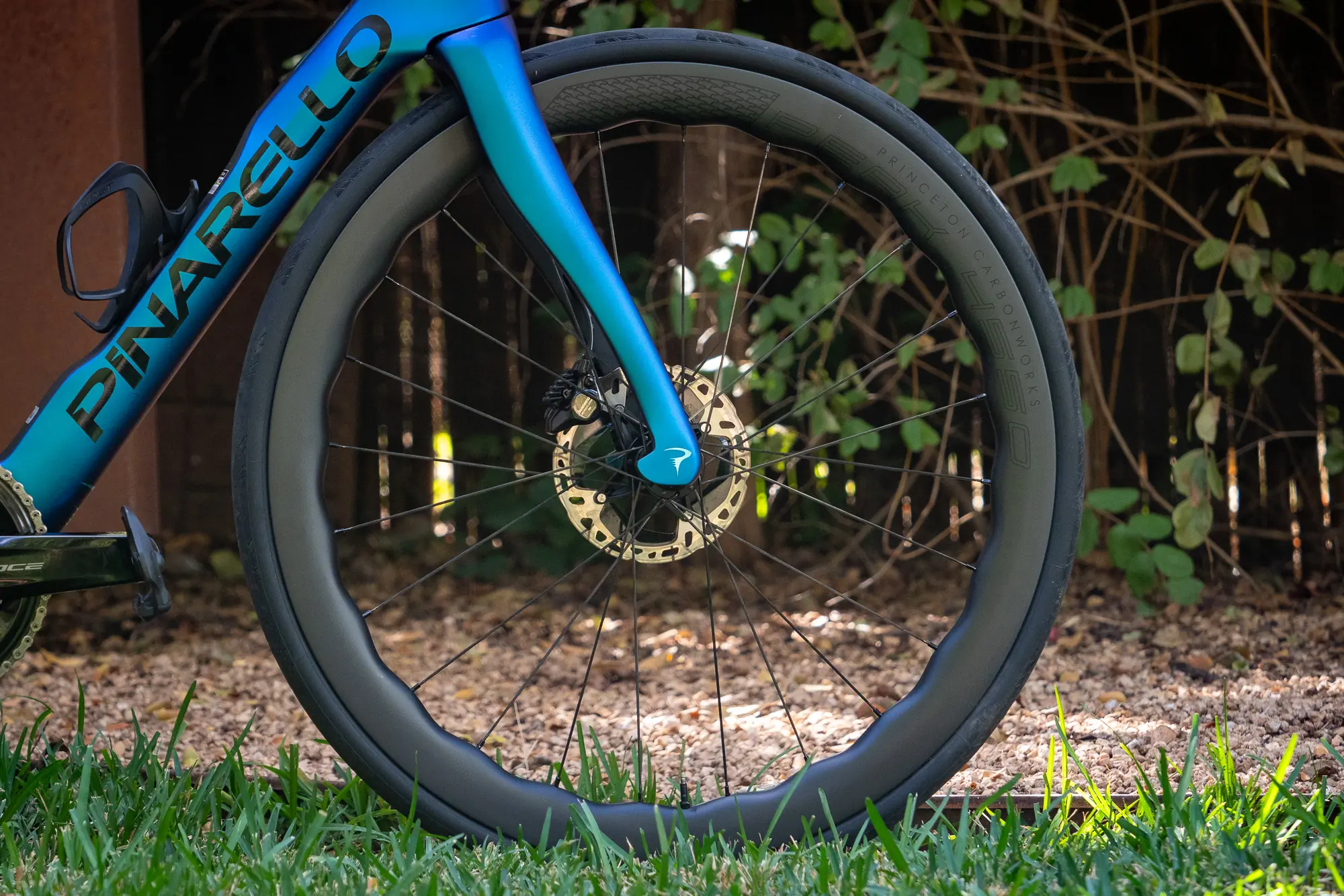 Pinarello Dogma F fork side view